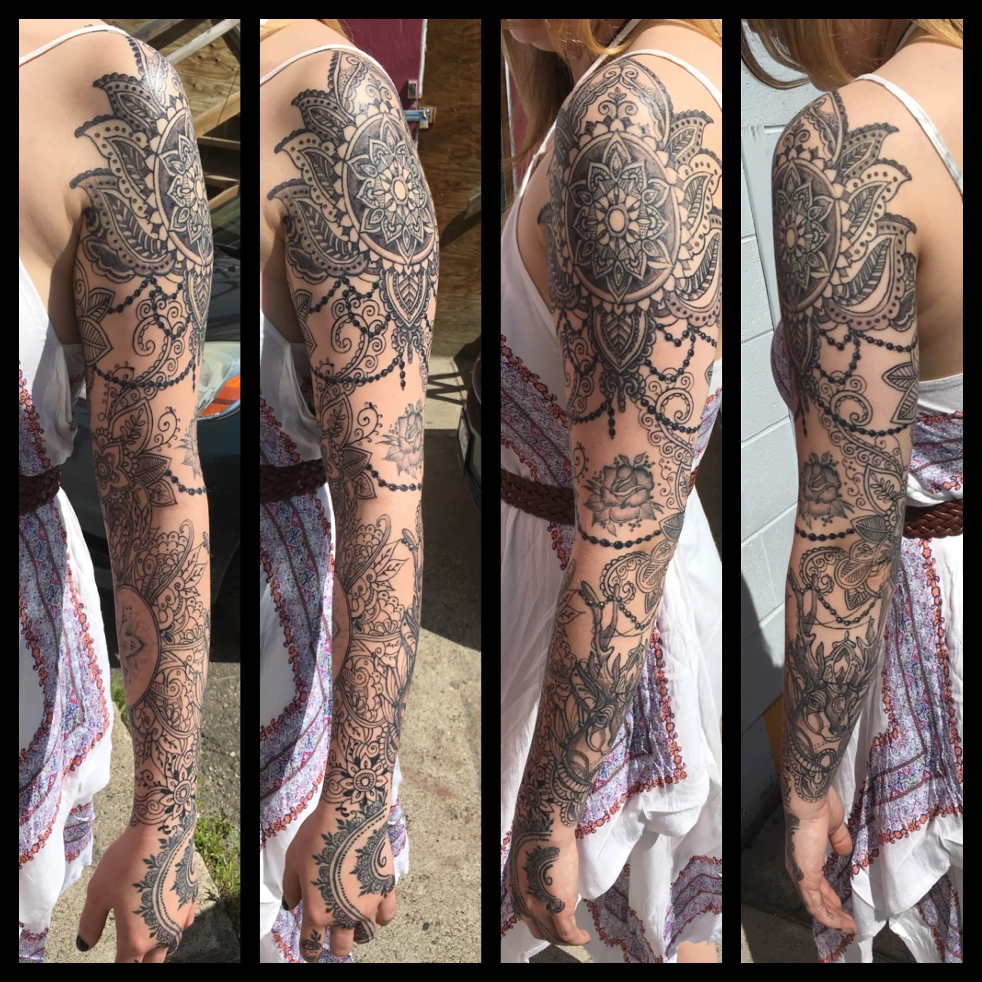 Mandala Sleeve Tattoo