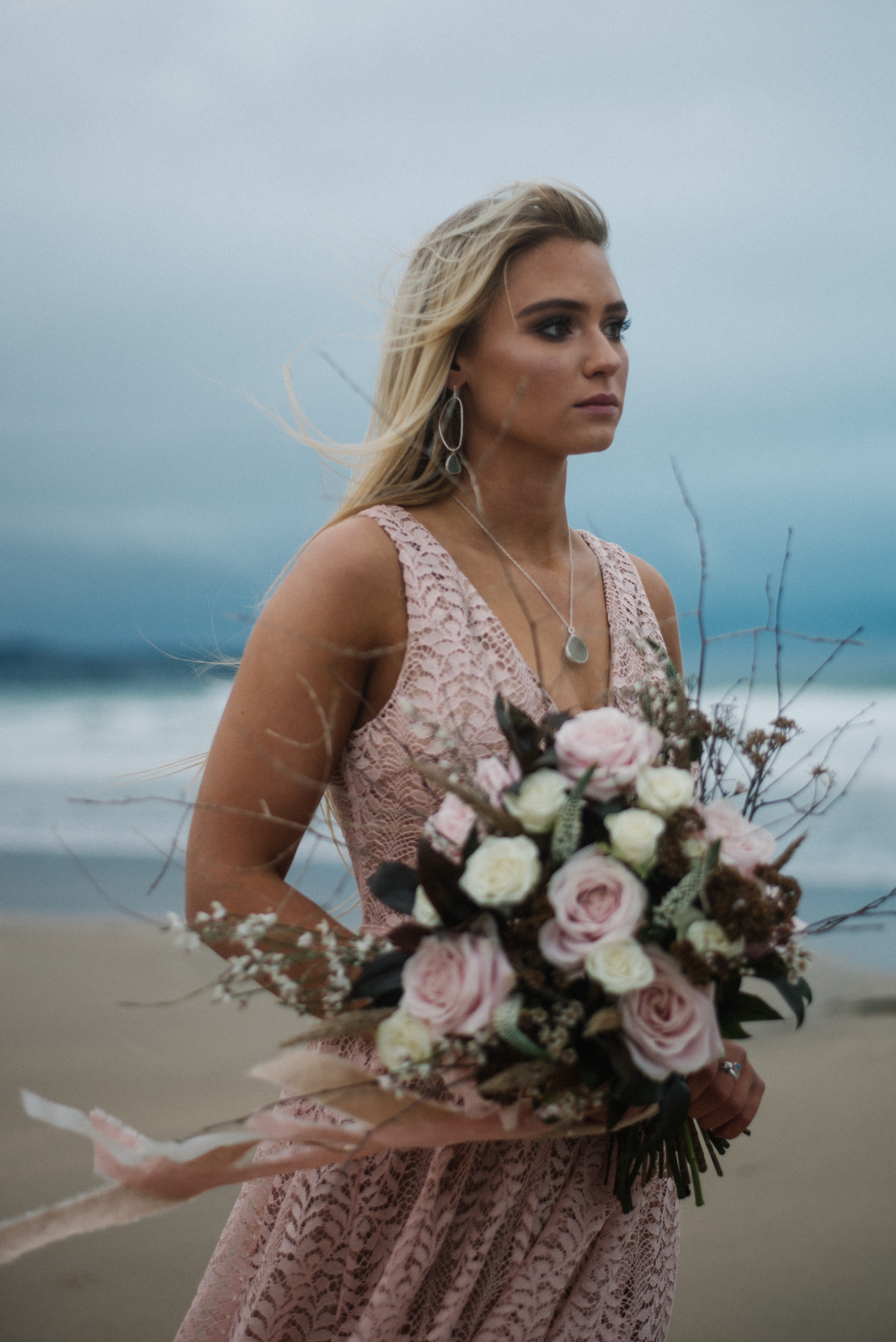 Lucie On The Beach | Bridal Editorial | www.oliviablogs.com