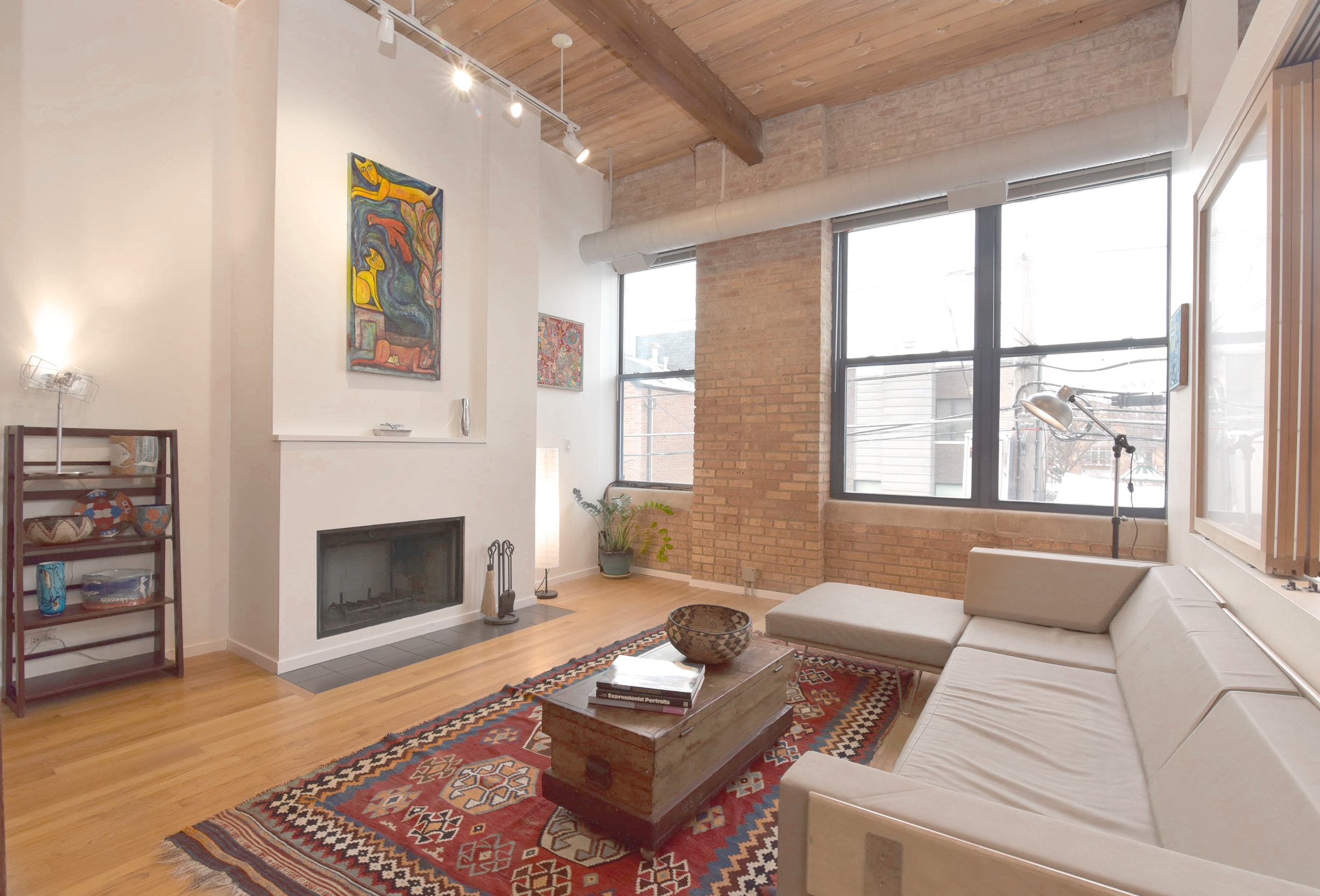 Tighter shot of living room from previous photo.