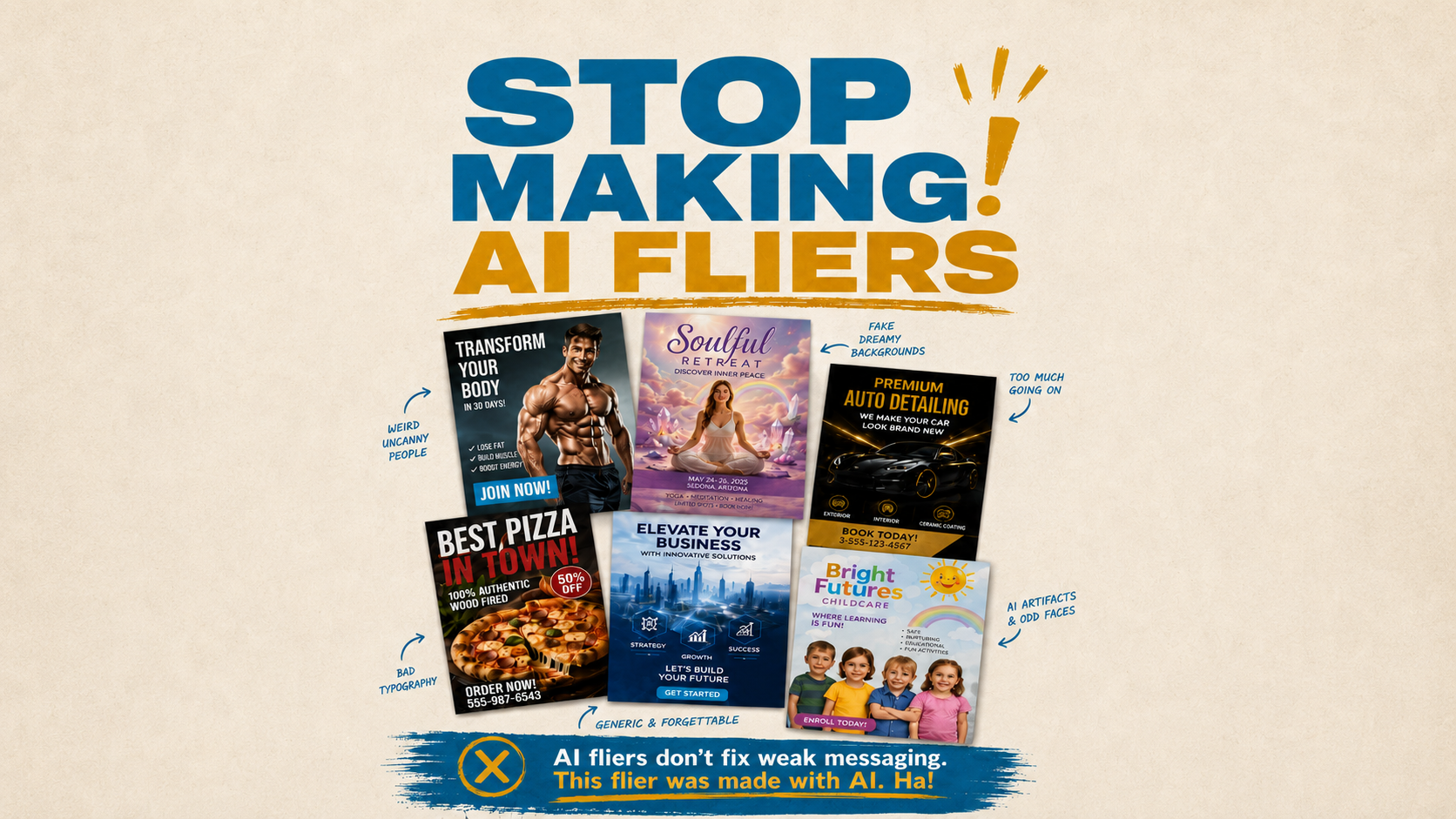 Stop Making AI Fliers and Start Making Better Messages