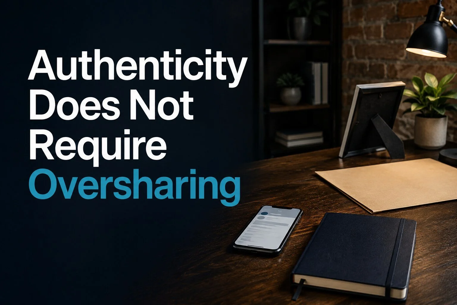 Authenticity Does Not Require Oversharing