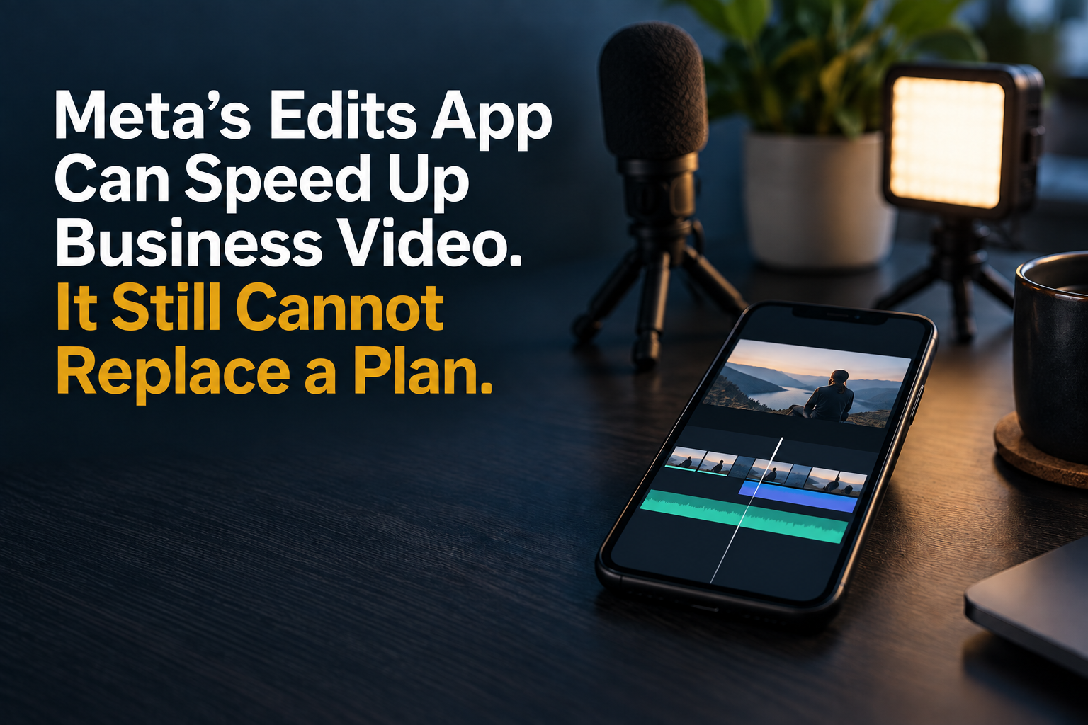 Meta’s Edits App Can Speed Up Business Video. It Still Cannot Replace a Plan.