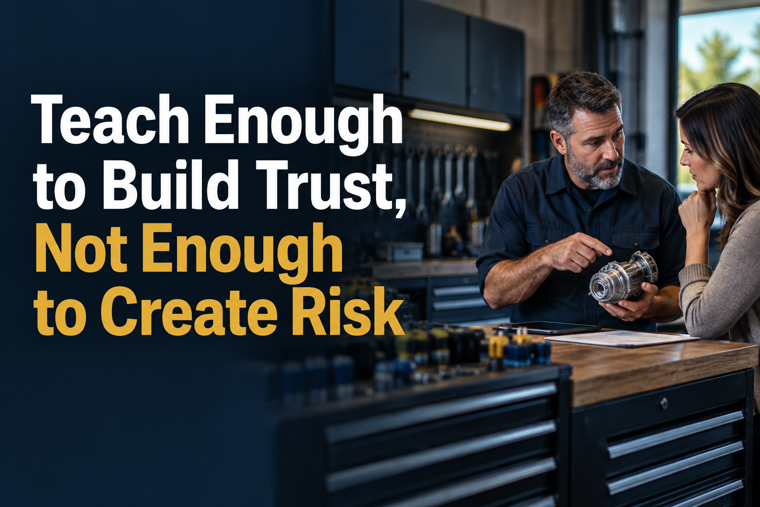 Teach Enough to Build Trust, Not Enough to Create Risk