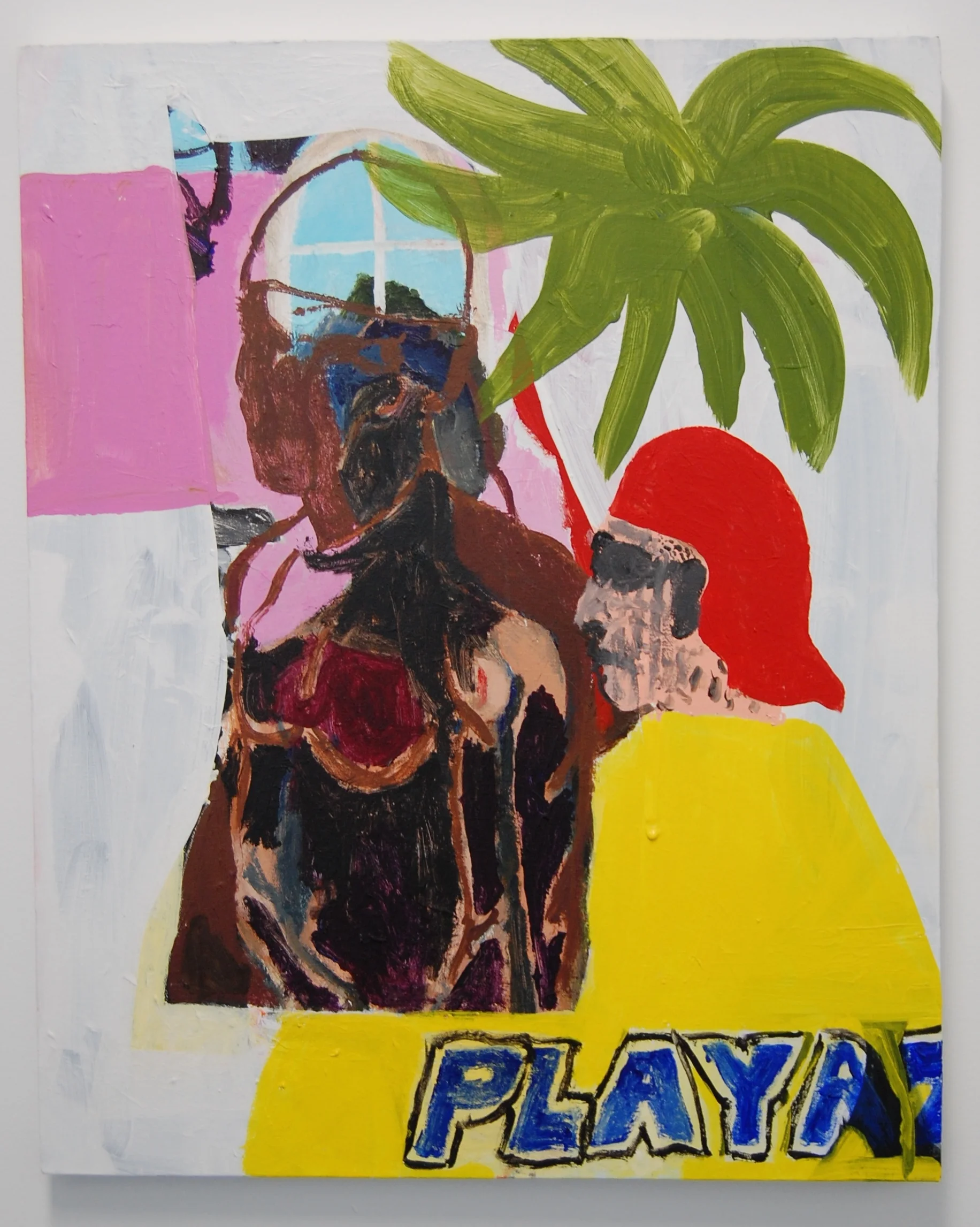PLAYAZ, ACRYLIC ON CANVAS, 24 x 30 IN, 2017