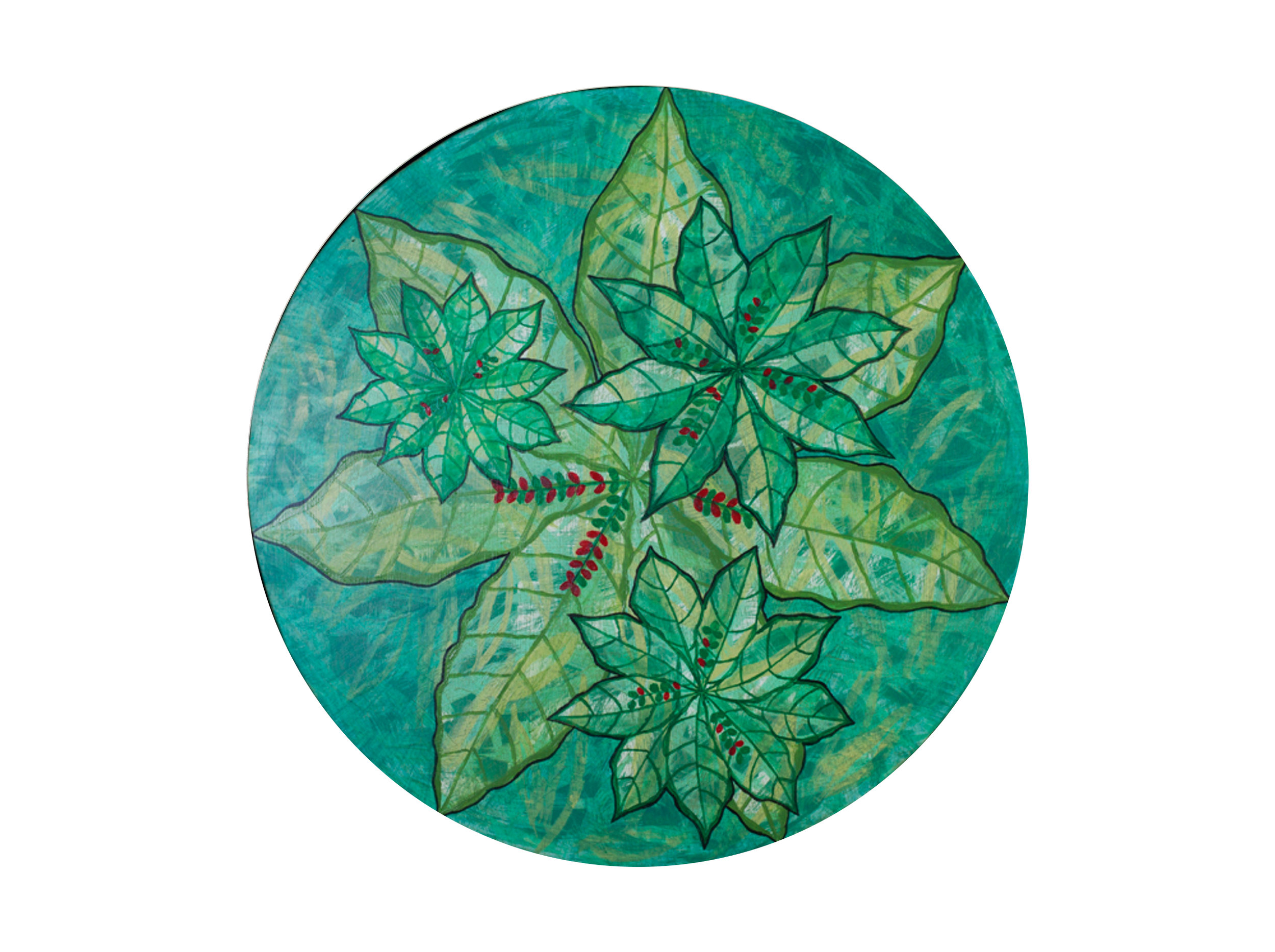 Coffee Leaf Manadala Mother with Keiki 