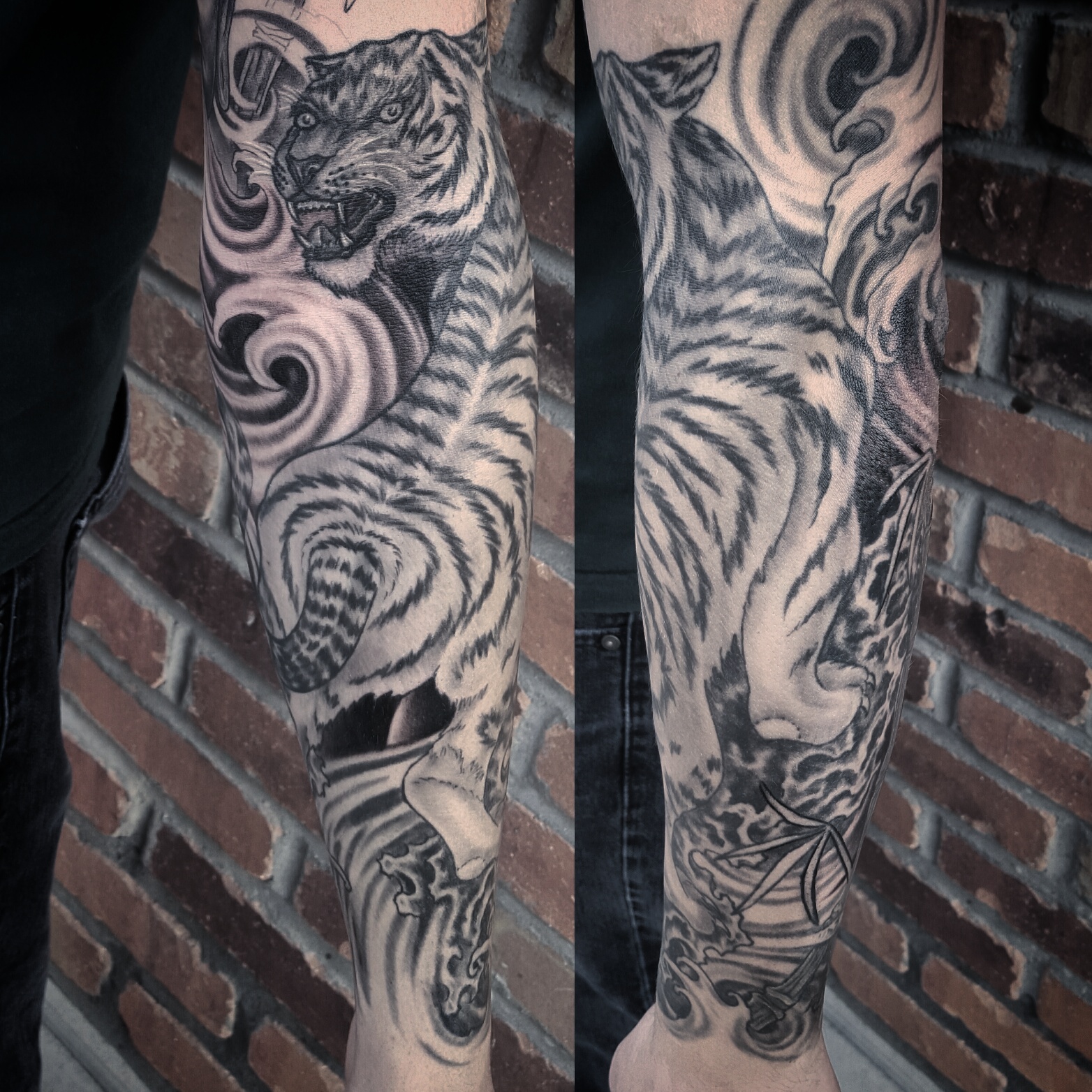 Greg Heinz Tattoos - Tiger