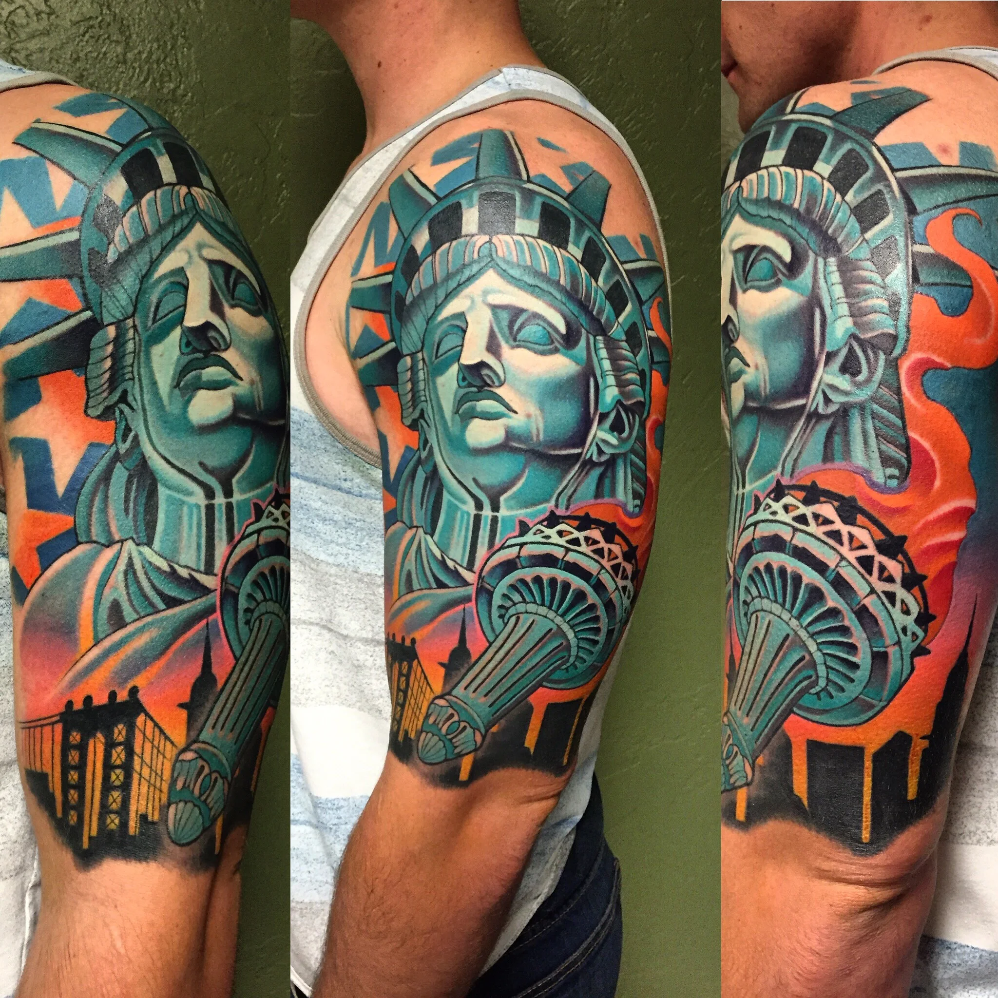Erik Campbell Tattoos - Statue of Liberty