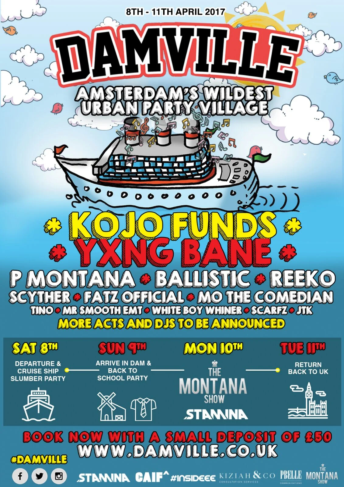 Damville brings you Amsterdam's wildest urban party village