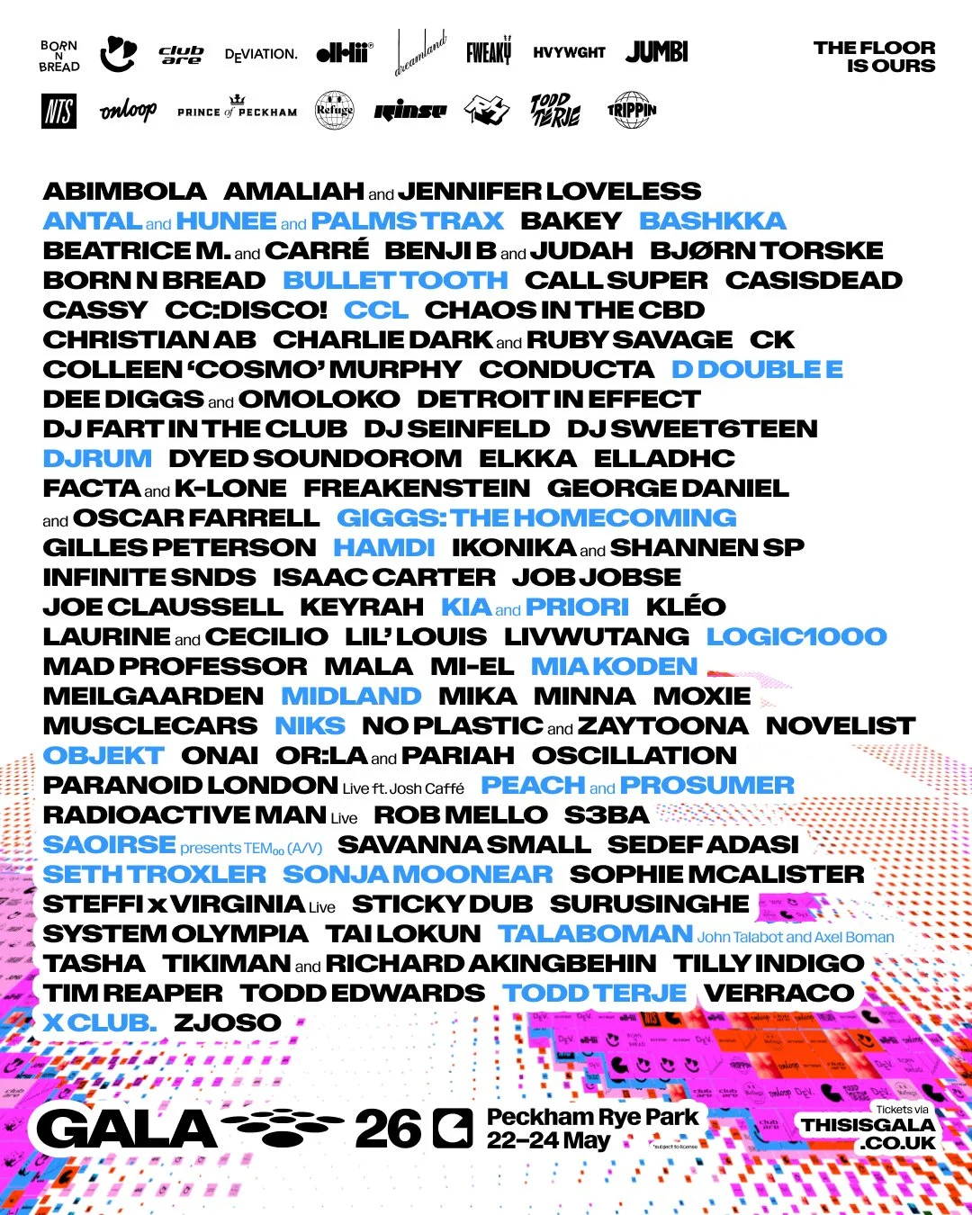 Giggs returns to Peckham to headline GALA Festival 2026