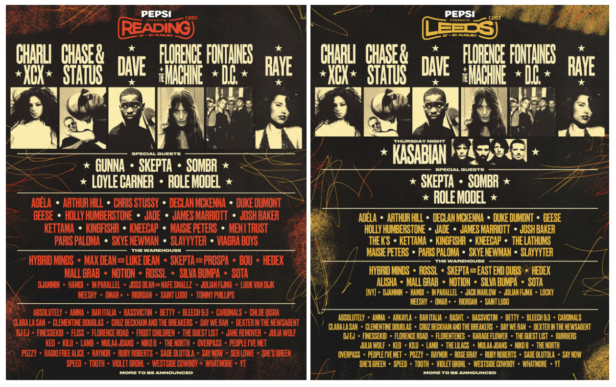 Reading and Leeds Festival 2026