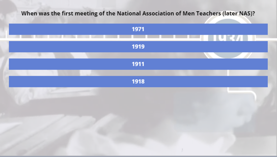 Interactive quiz videos can be used to test knowledge