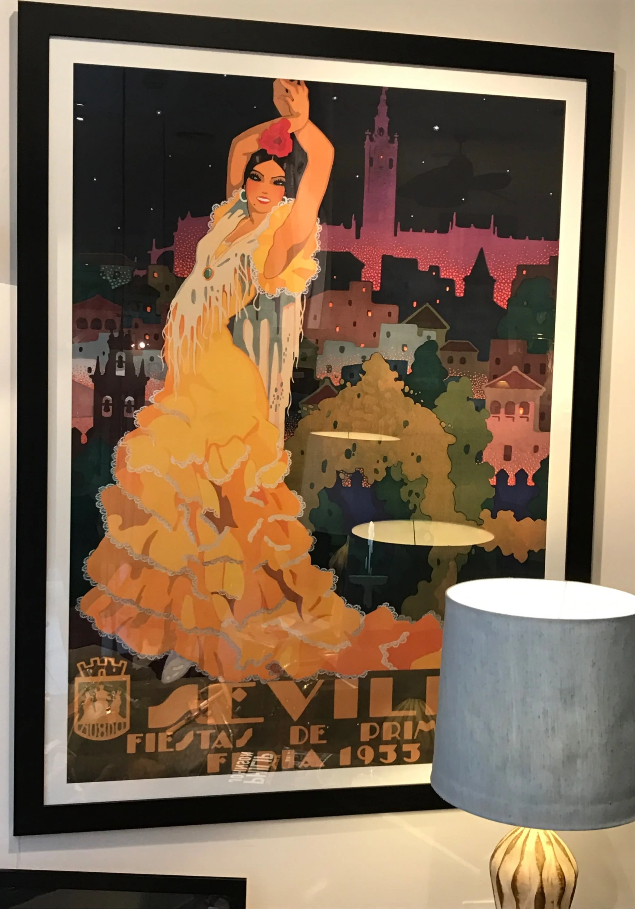 XL Spanish Beauty 1933 High Quality Litho