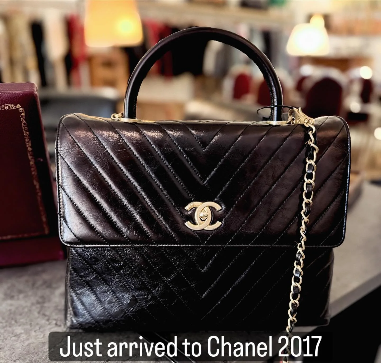 Vintage Chanel handbag from 2017 just arrived DM for Price