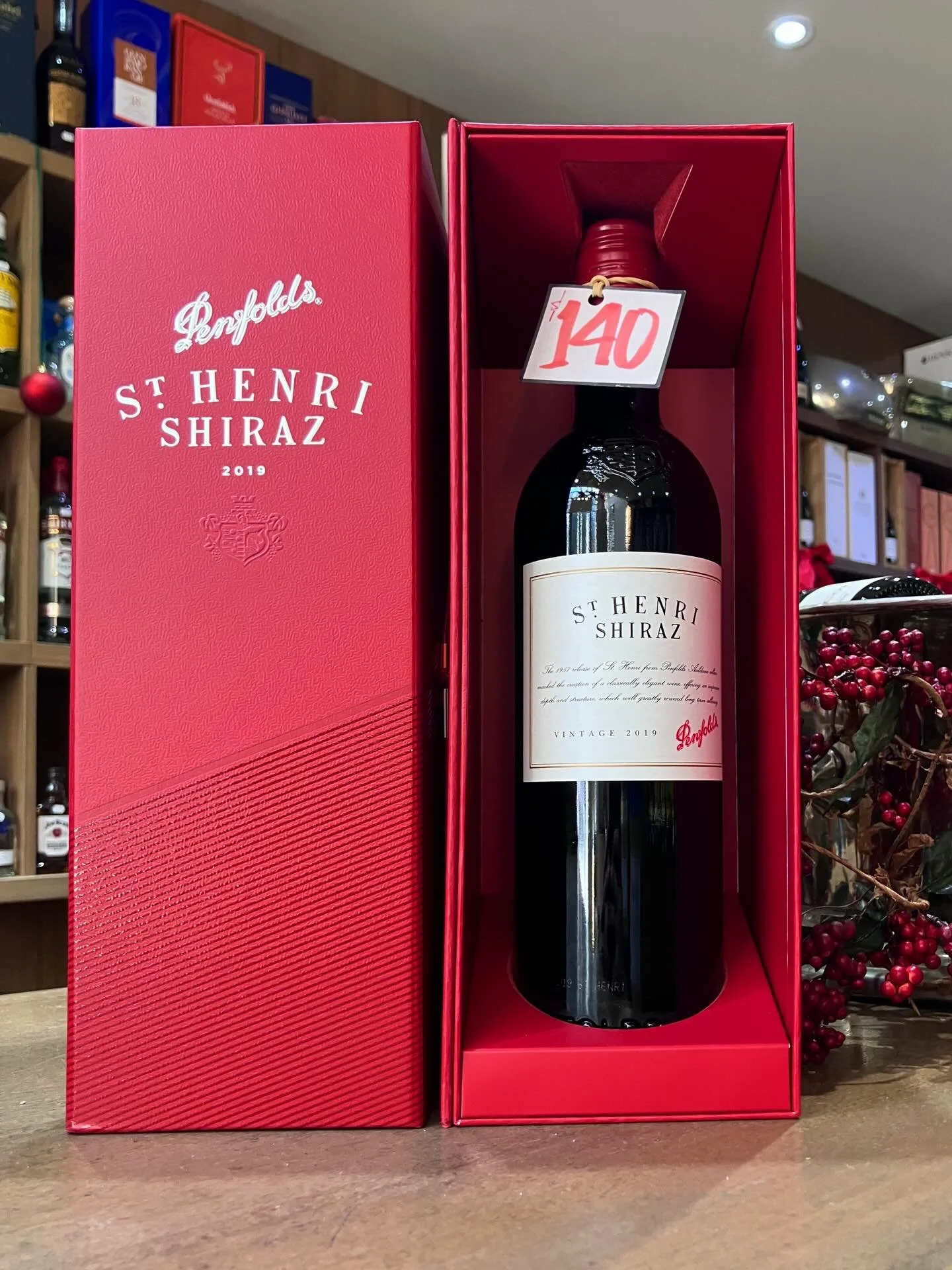 Penfolds St. Henri Shiraz 2019 Gift Box edition 
Just $140 perfect as a Christmas gift for someone special or as a treat to yourself.
Only while stocks last.

#penfolds #sthenri #southyarra