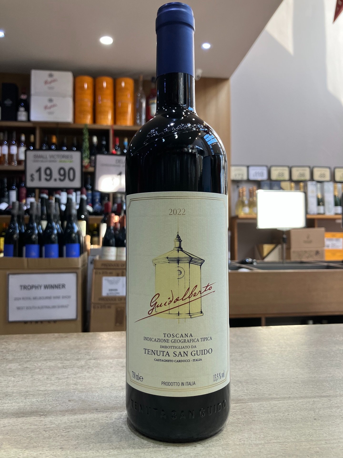 Guidalberto from Tenuta San Guido is a prestigious Italian Red wine with a blend of 60% Cabernet Sauvignon and 40% Merlot, it is known as a fruit forward, approachable and elegant &lsquo;Super Tuscan&rsquo; and is often seen as a little sibling to th