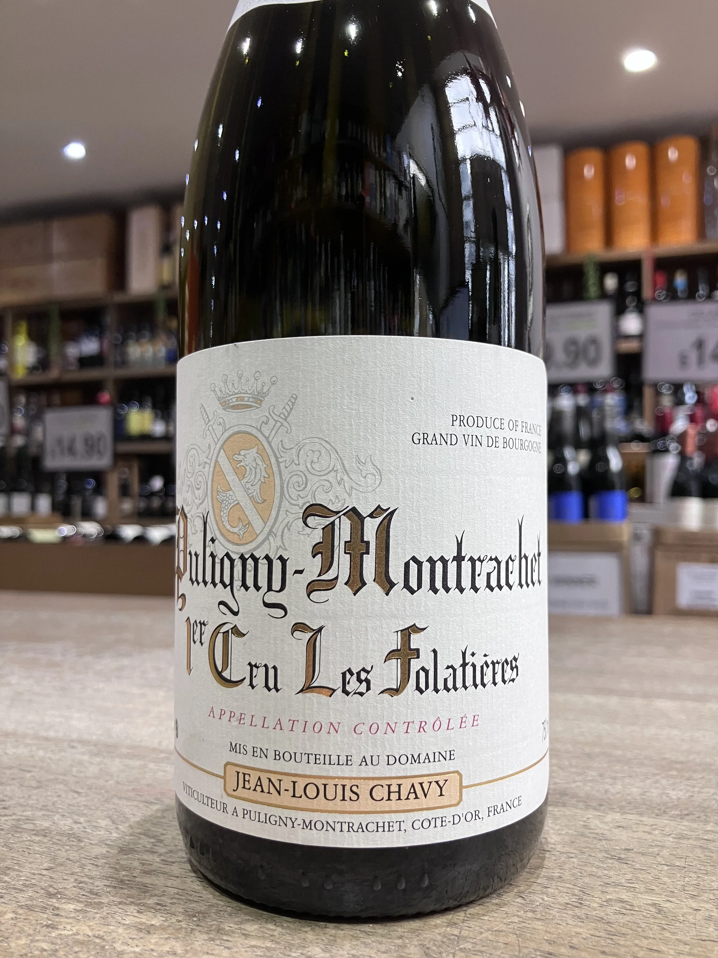 Jean-Louis Chavy Puligny Montrachet 1er Cru Les Folatieres 2020