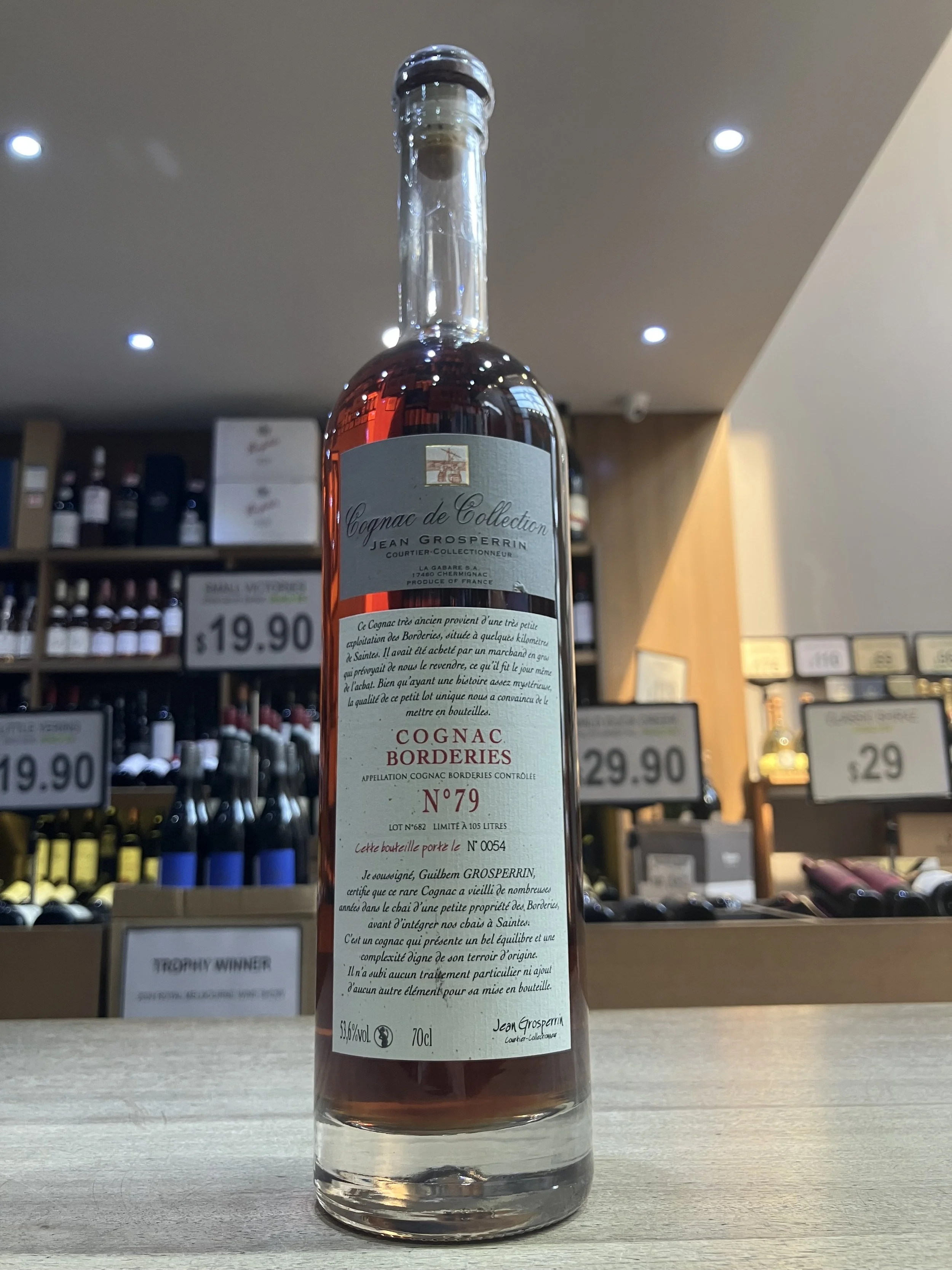 Jean Grosperrin No.79 Borderies Cognac