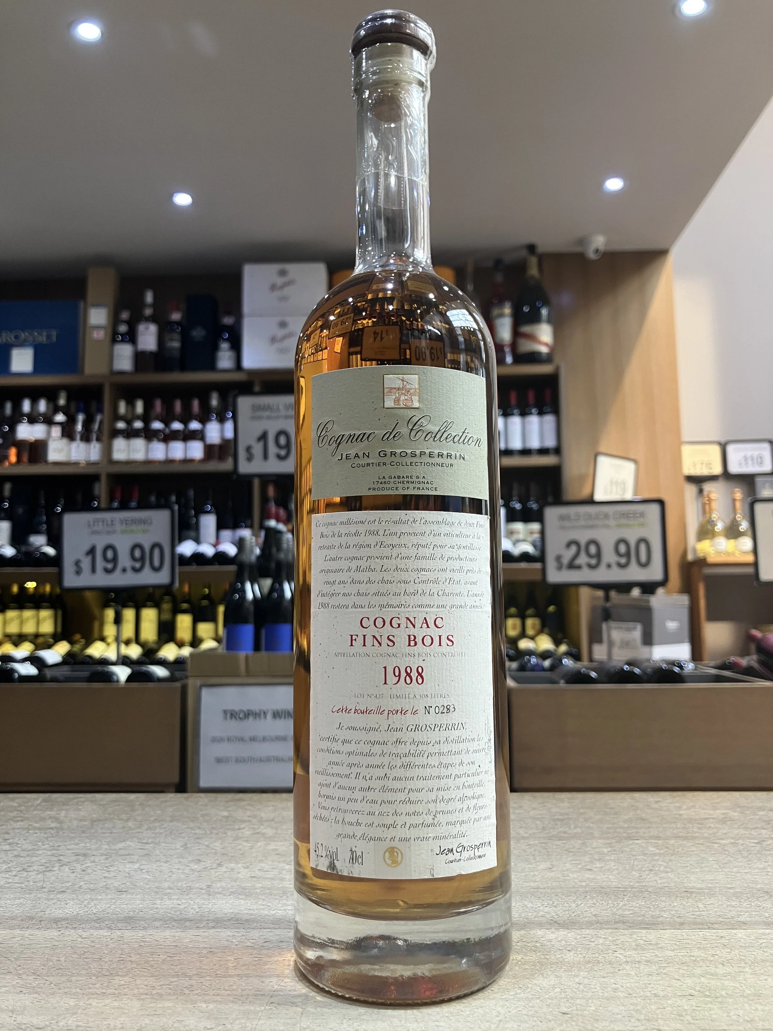 Jean Grosperrin Fins Bois 1988 Cognac