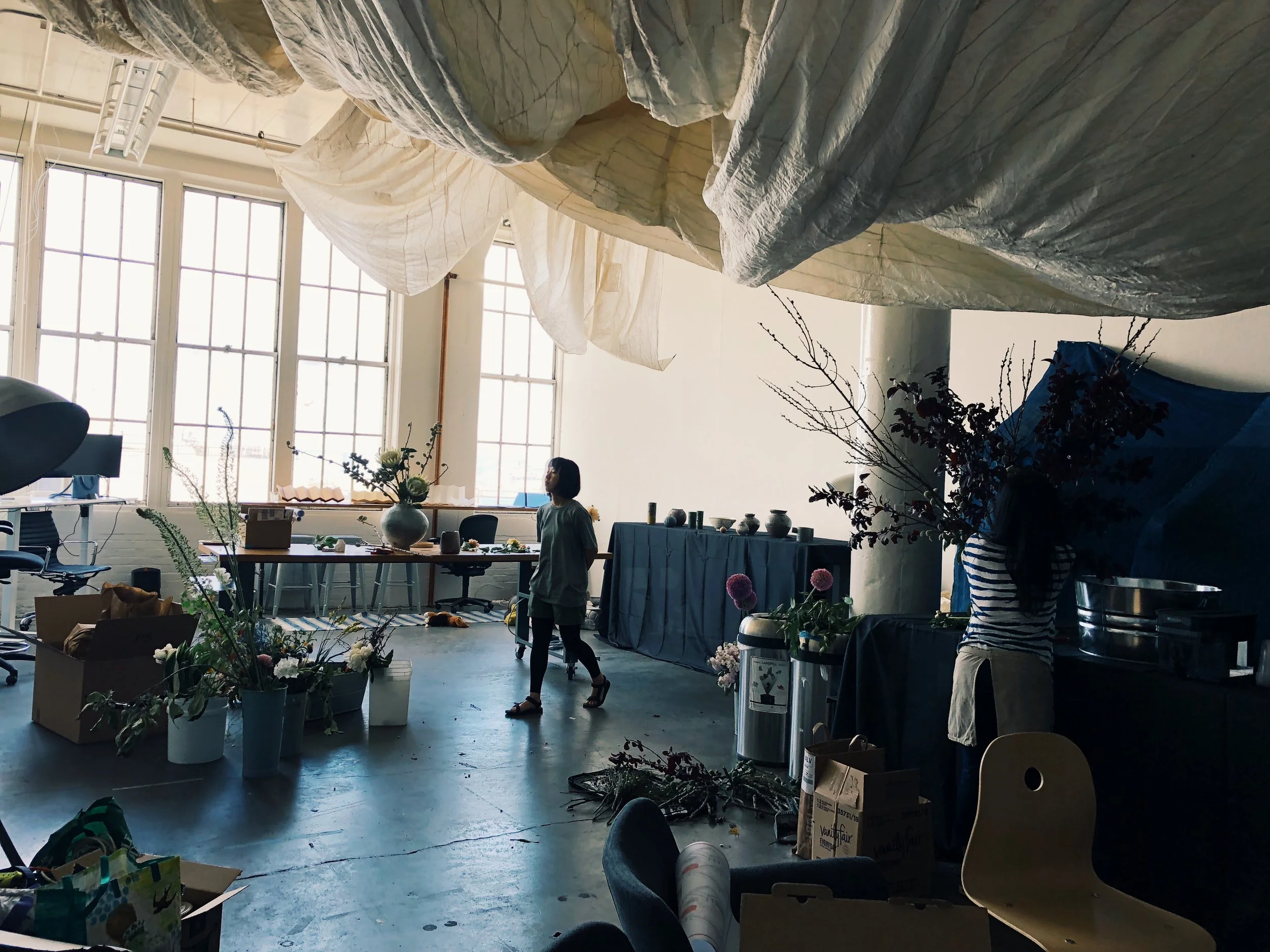 Our studio being transformed!