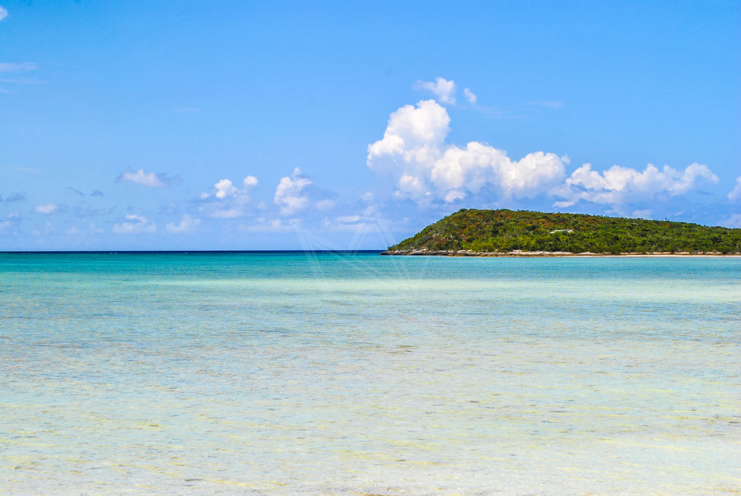 Beach in Colonel Hill with McKay's Bluff in Distance