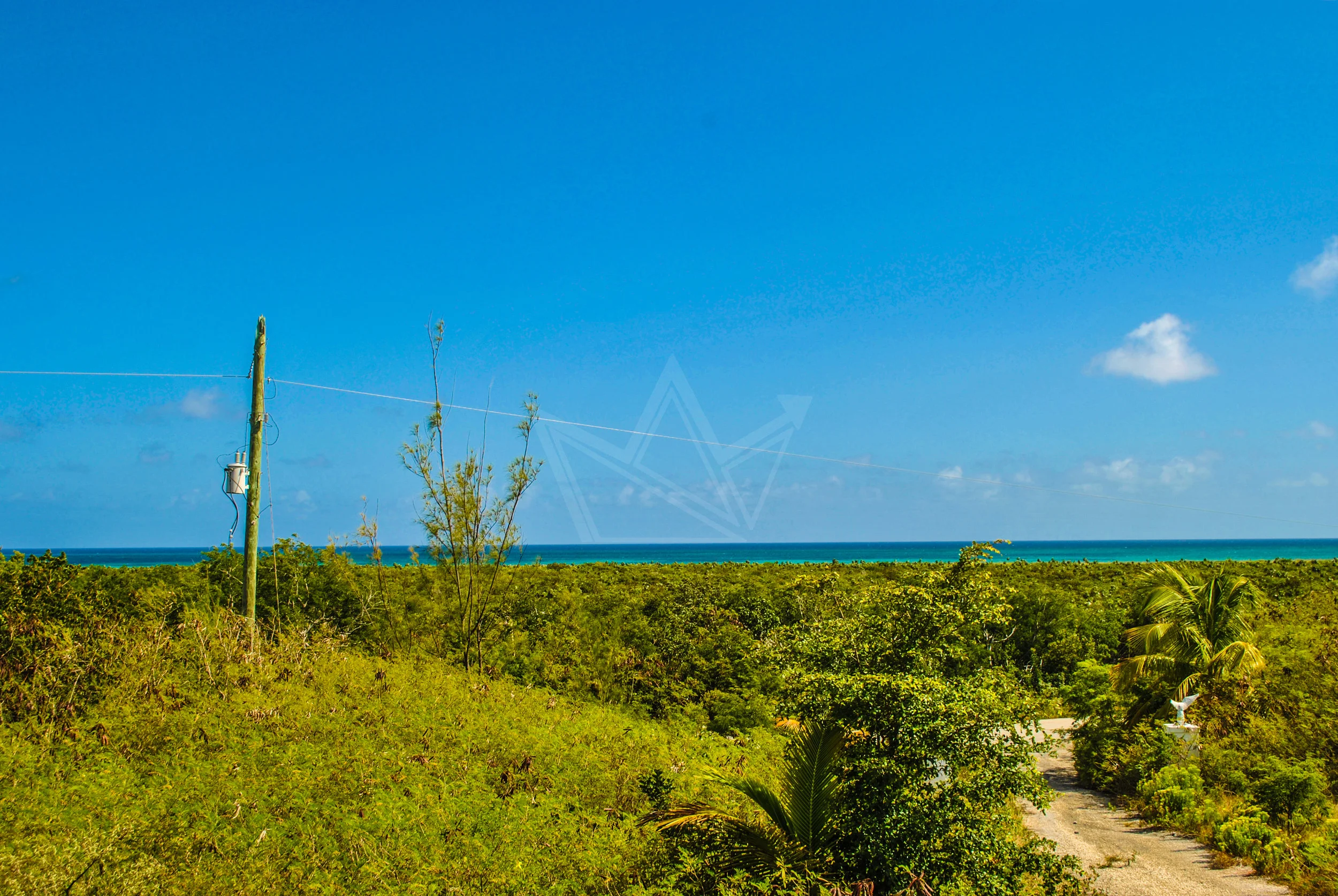 View from atop Hill in Blue Sound