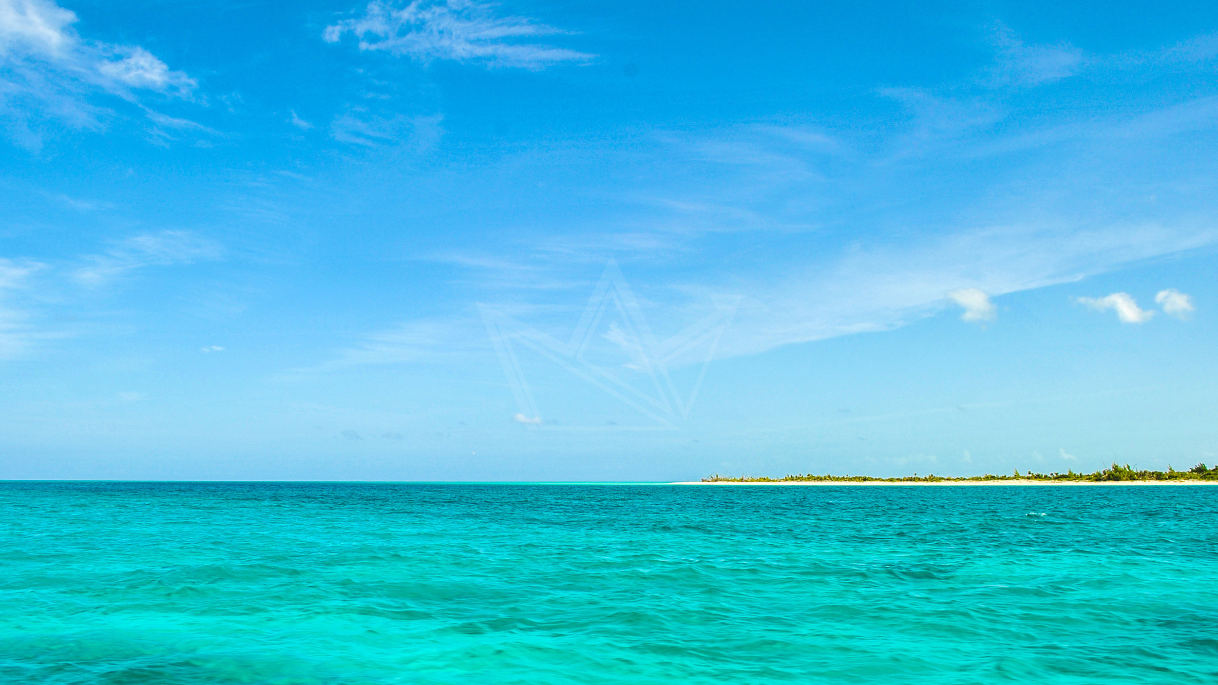 View of Crooked Island from the Bight of Acklins