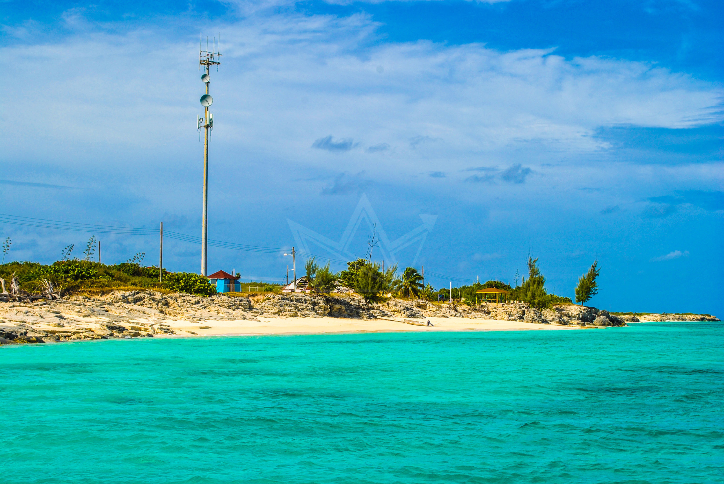 View of Long Cay from Water