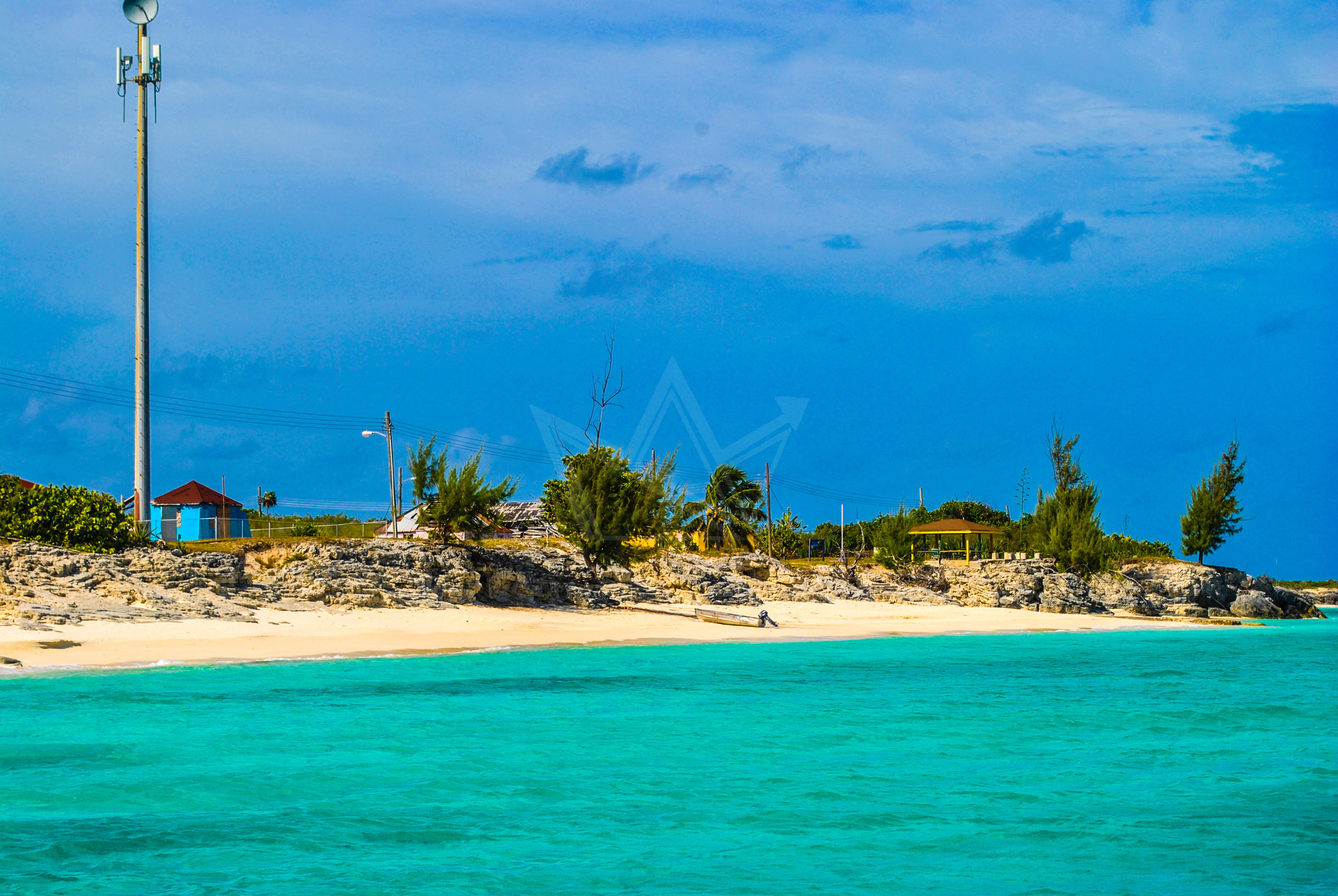 View of Long Cay from Water