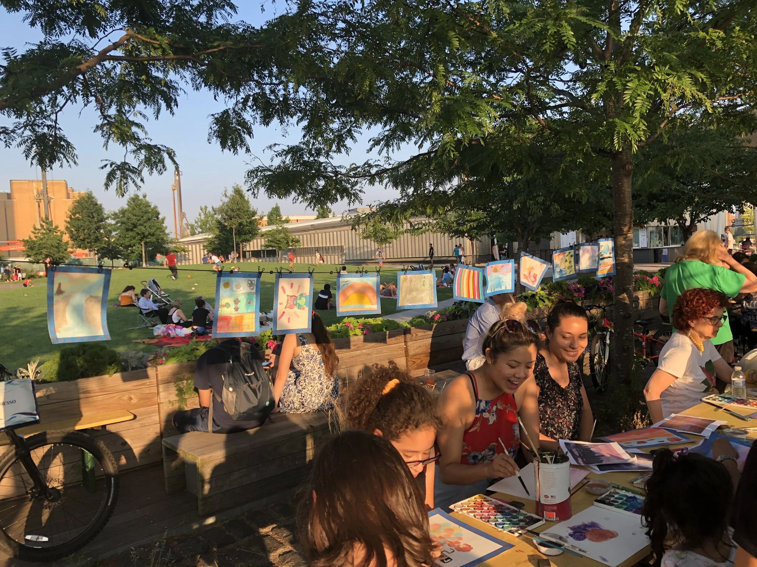 Watercolors at the Boathouse: Cityscapes