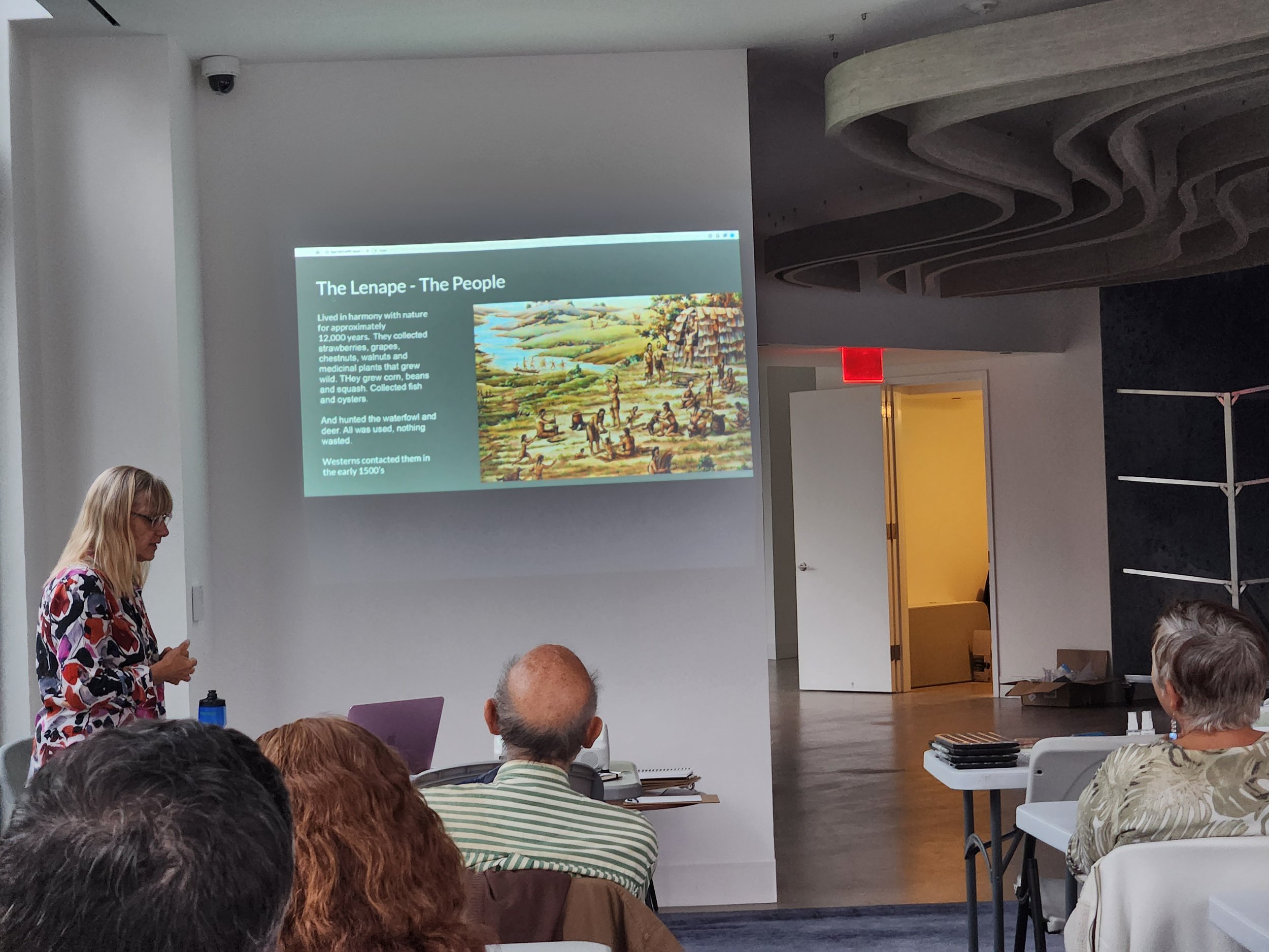 Nature Journaling_ Environmental History of Newtown Creek class in new boathouse.jpg