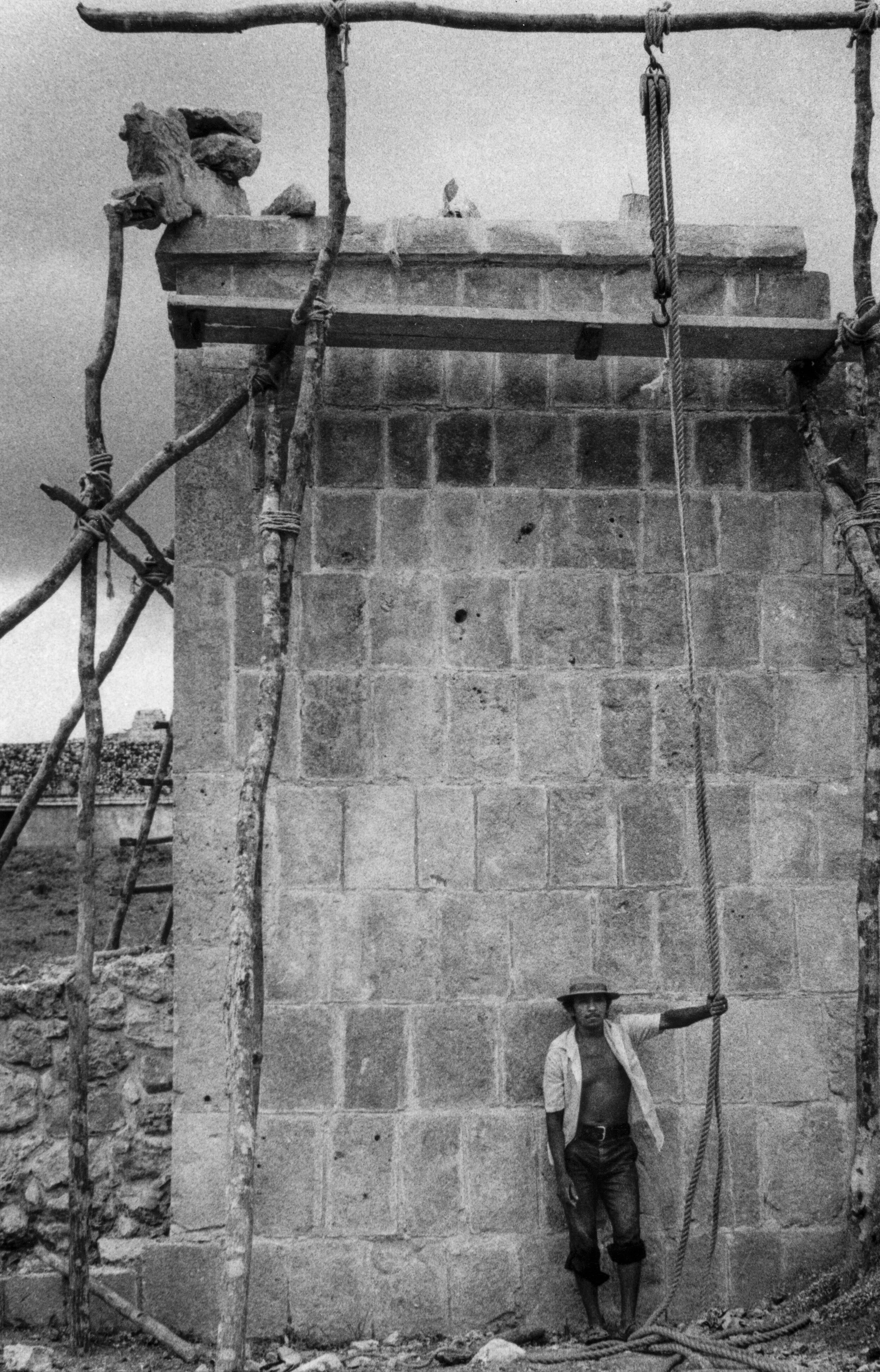 Maya ruins of Uxmal, Yucatan, Mexico, 1977
