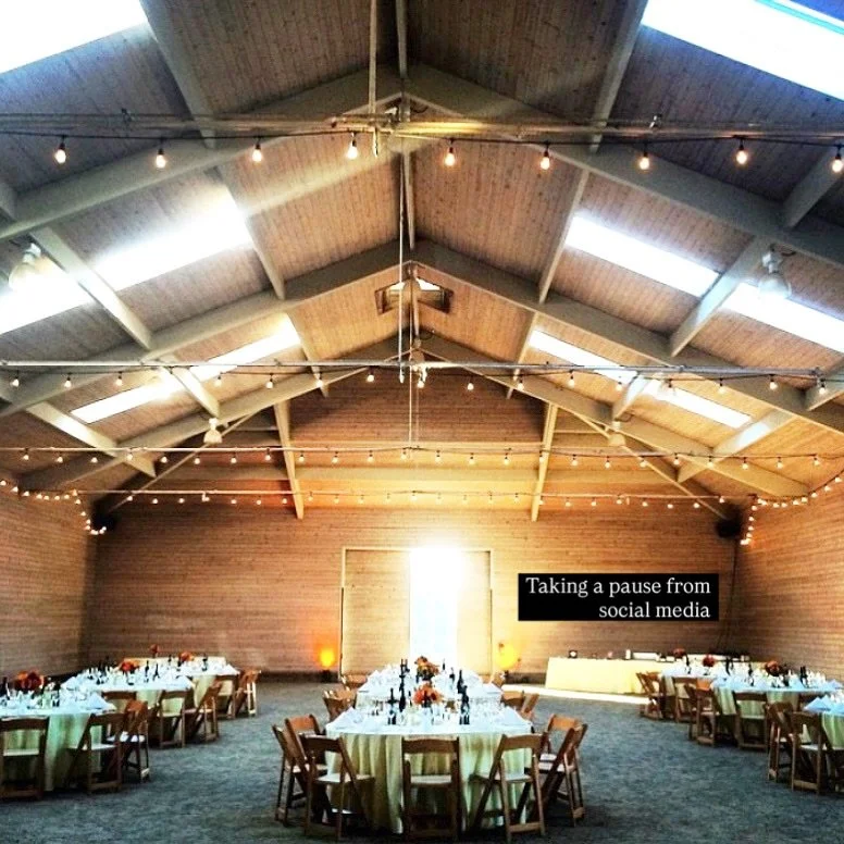 Taking a pause from social media and focusing on other things for a bit.