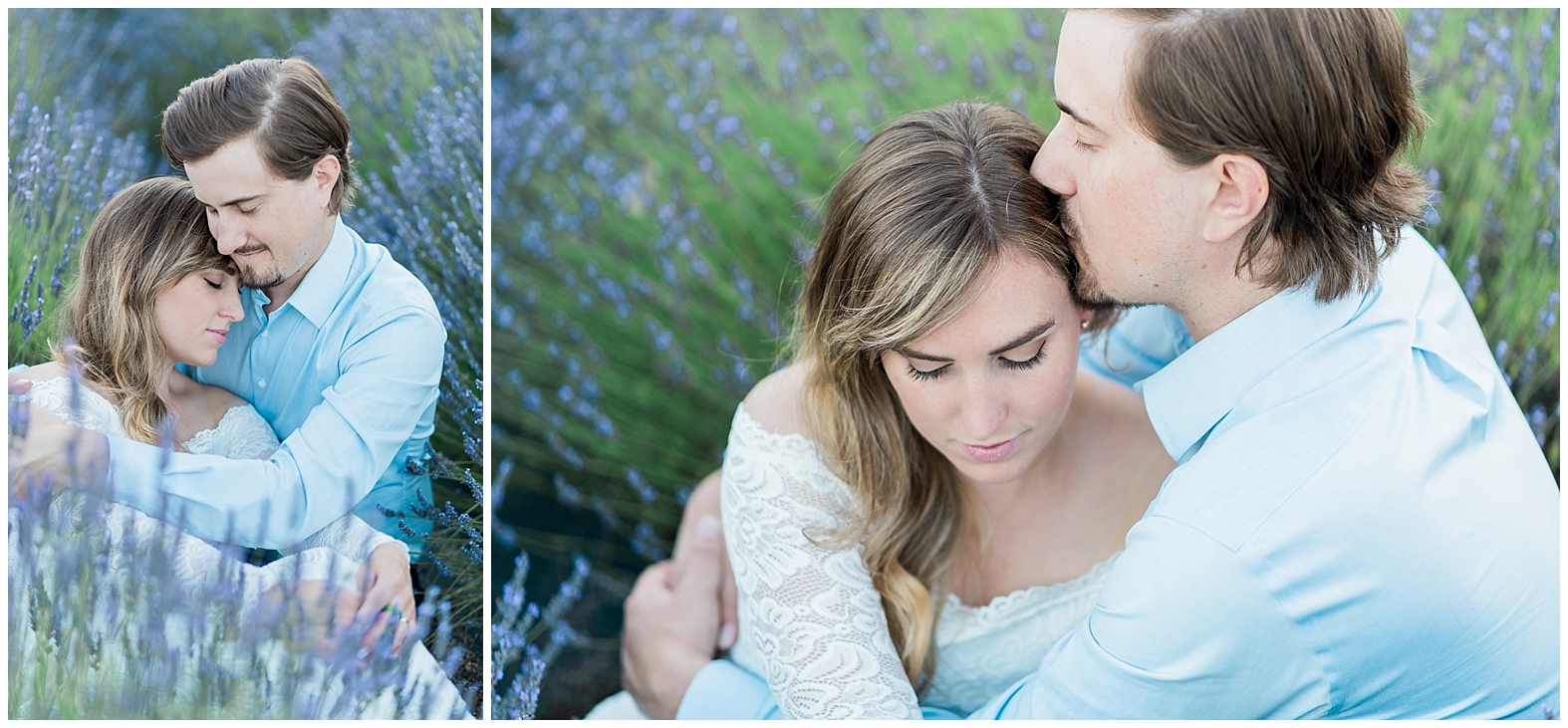 Lavender Field Engagement | Janet Lin Photography