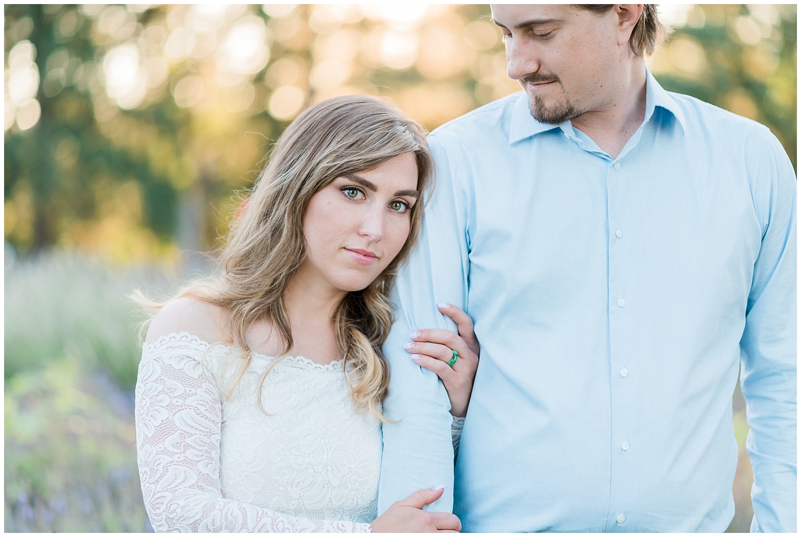 Lavender Field Engagement | Janet Lin Photography