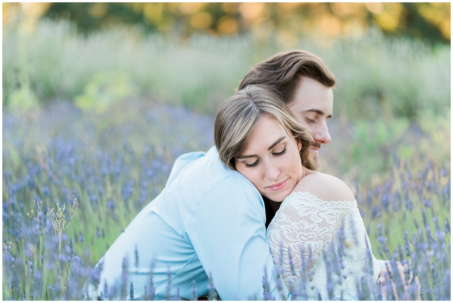 Lavender Field Engagement | Janet Lin Photography