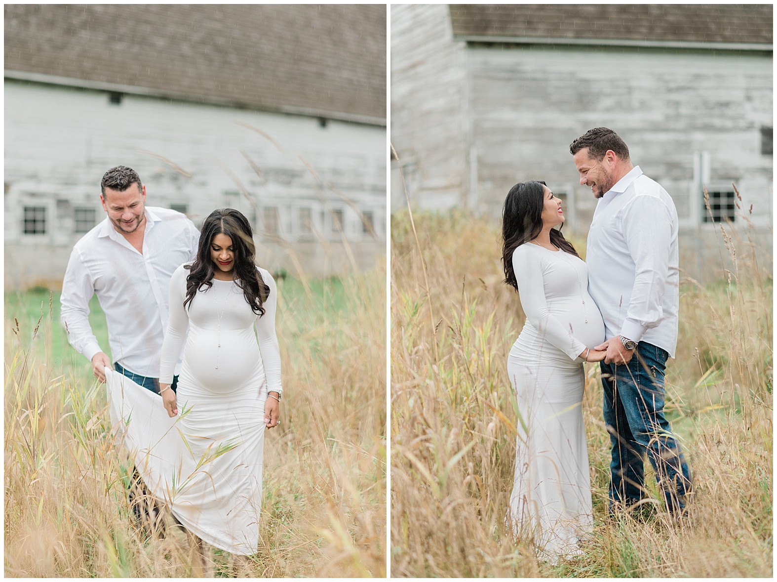 Rainy Maternity Photos | Janet Lin Photography