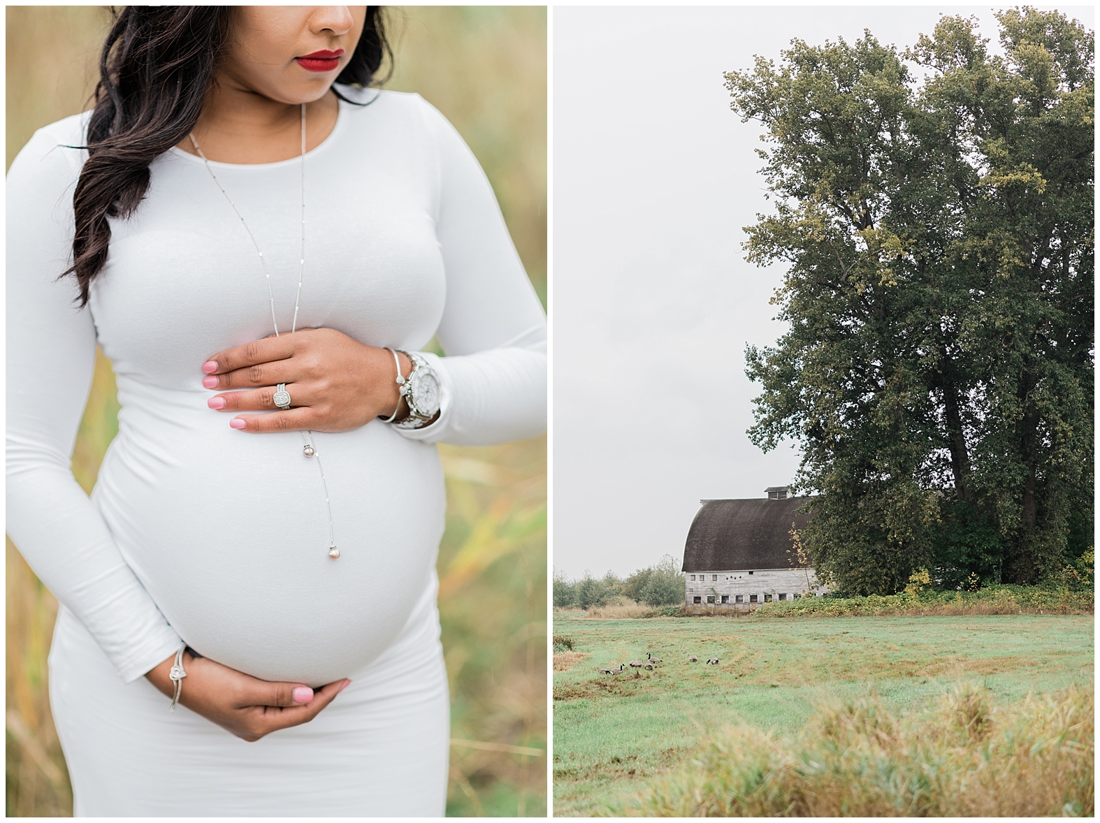 Rainy Maternity Photos | Janet Lin Photography