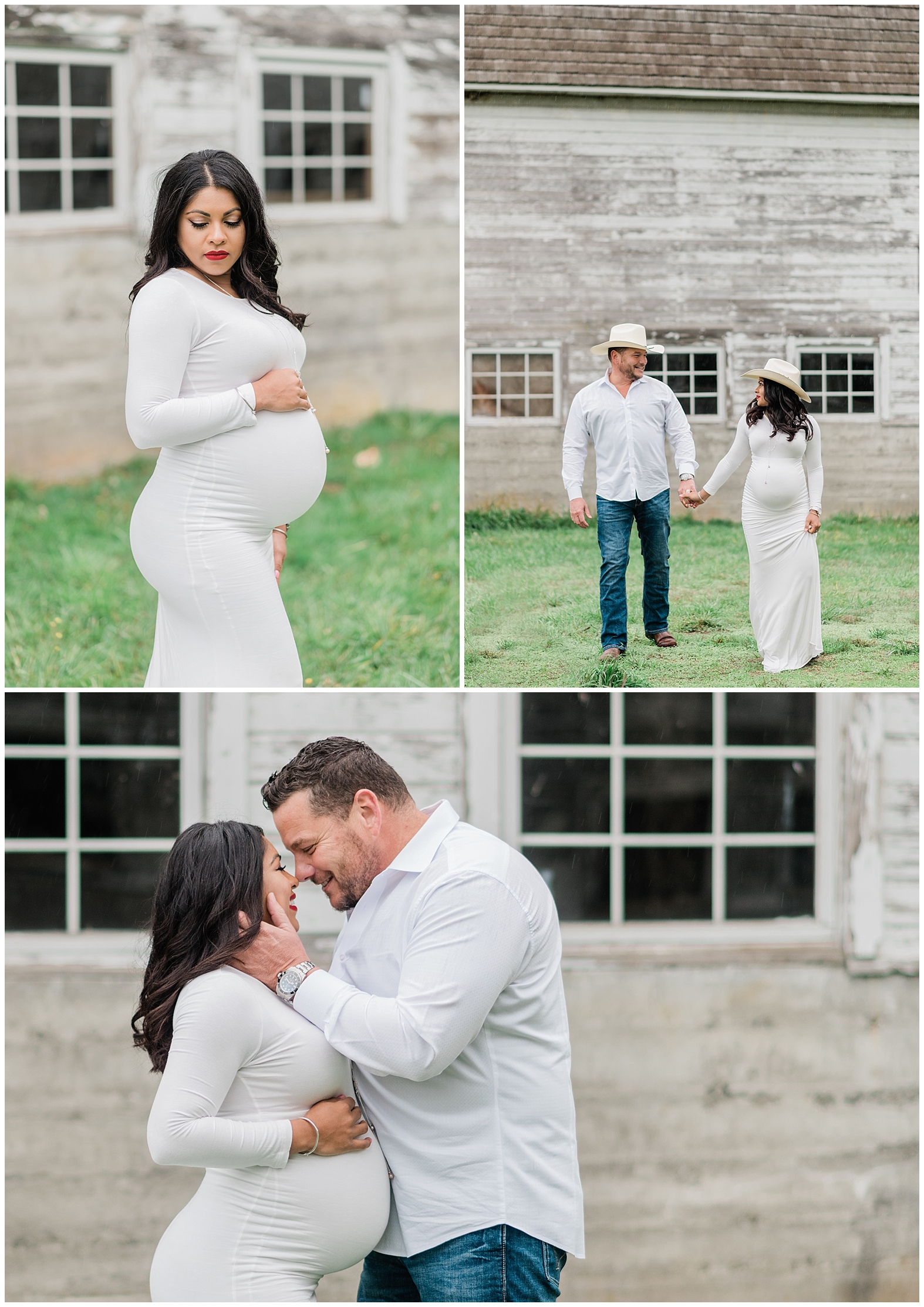 Rainy Maternity Photos | Janet Lin Photography