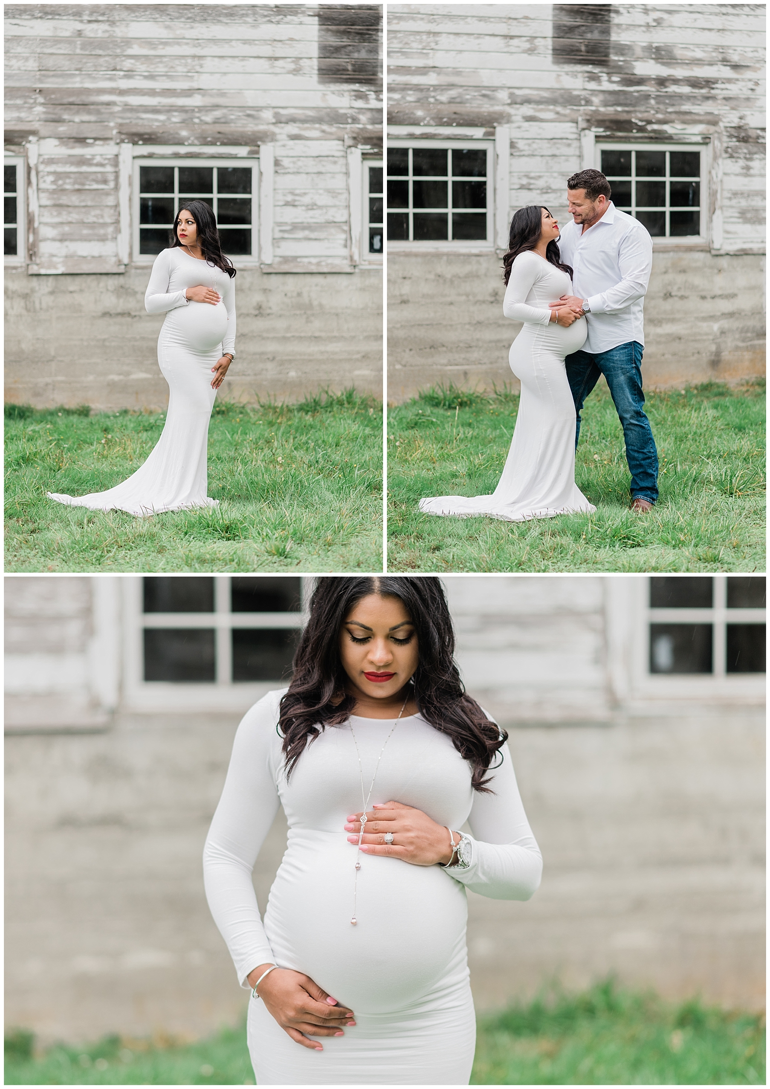 Rainy Maternity Photos | Janet Lin Photography