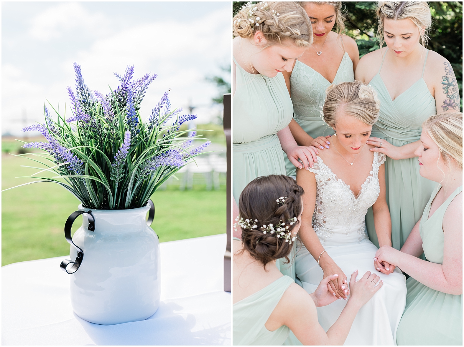 Lavender & Sage Wedding | Janet Lin Photography