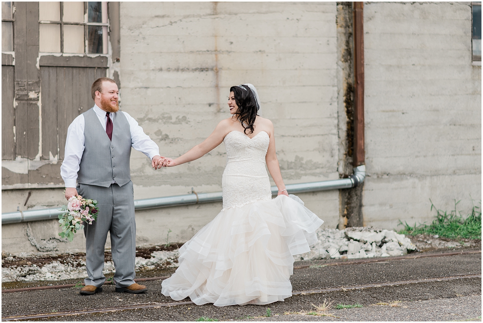 Blush & Wine Hued Wedding | Janet Lin Photography