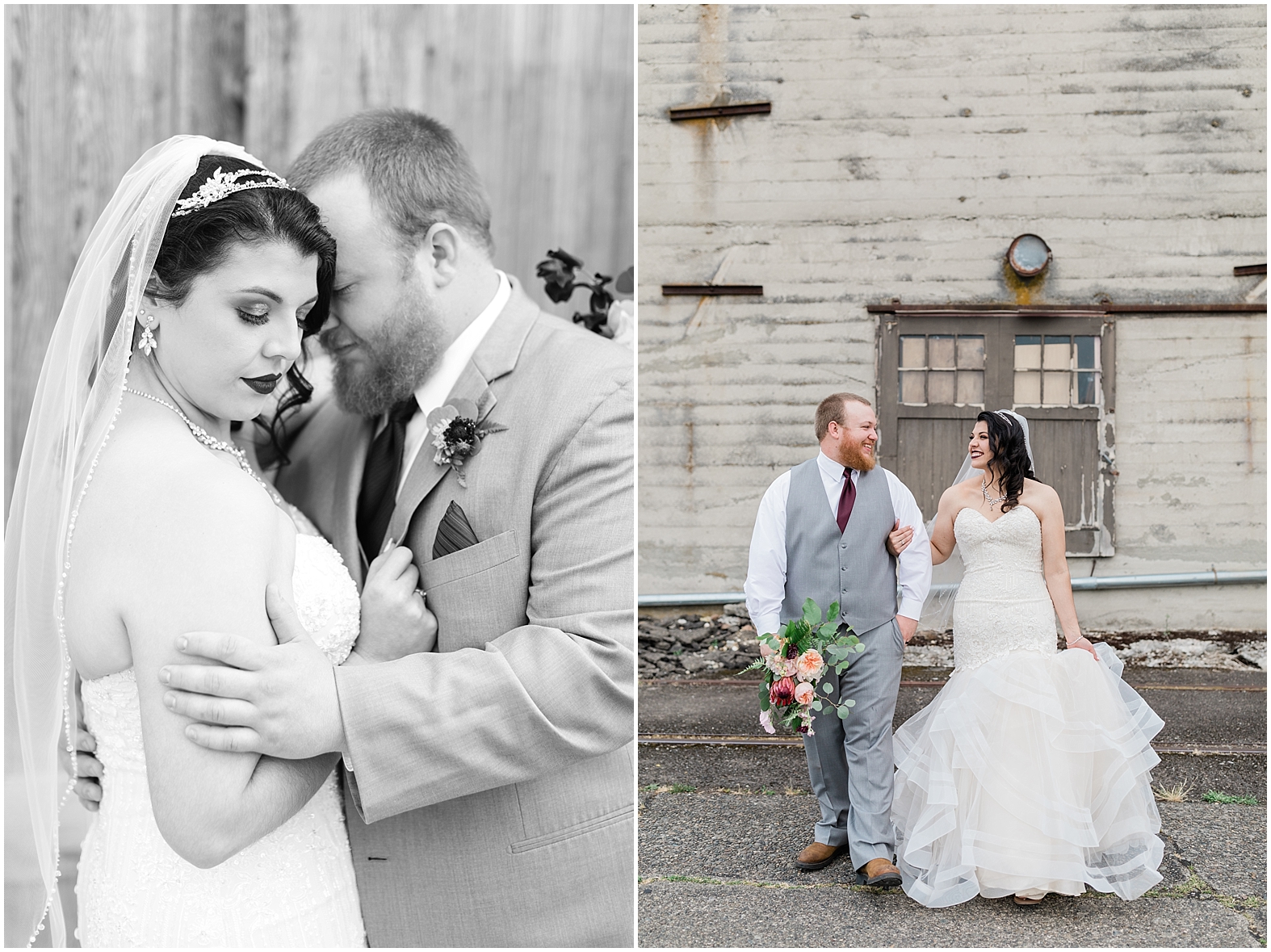 Blush & Wine Hued Wedding | Janet Lin Photography