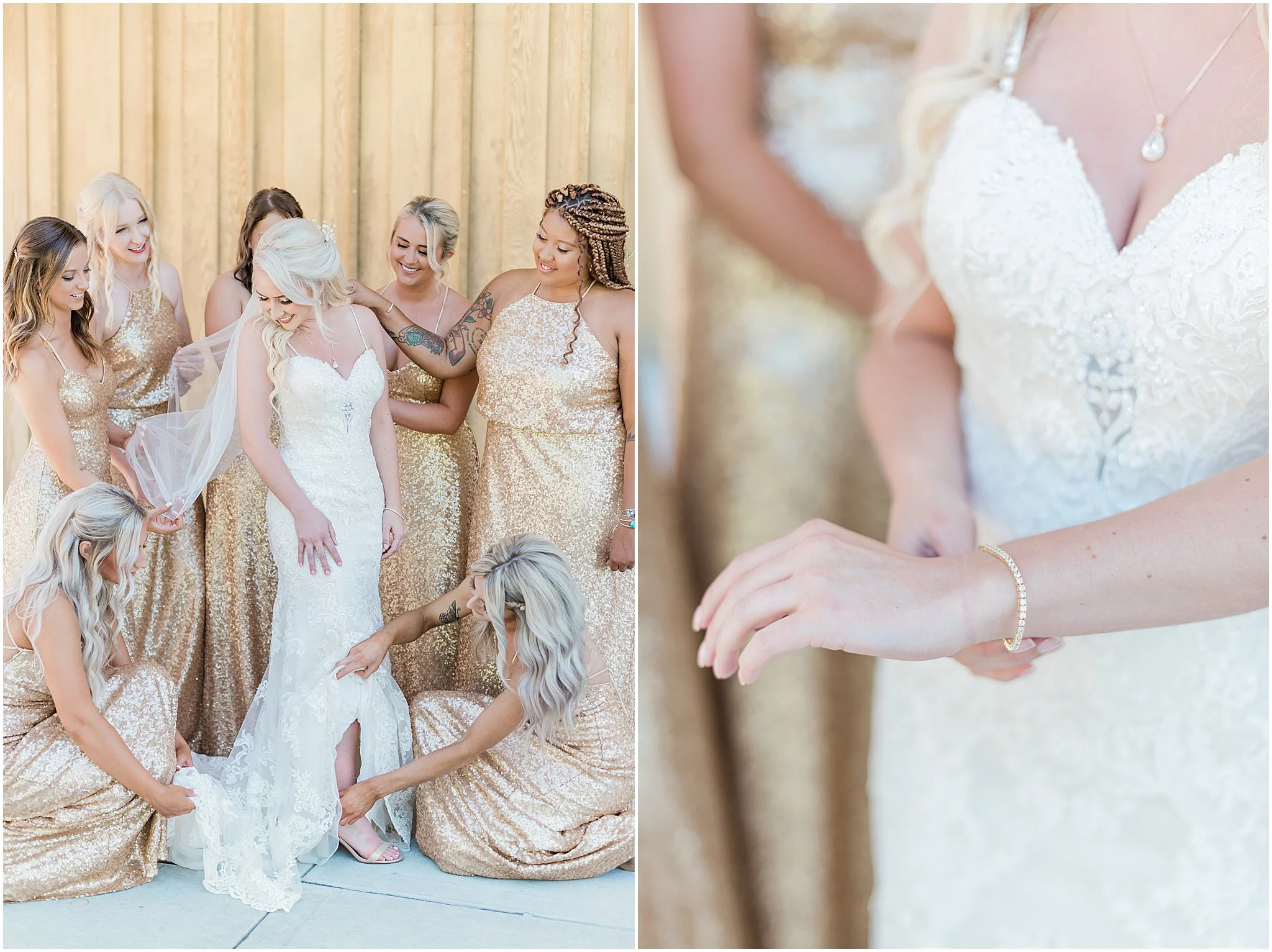 Blush & Gold Wedding | Janet Lin Photography