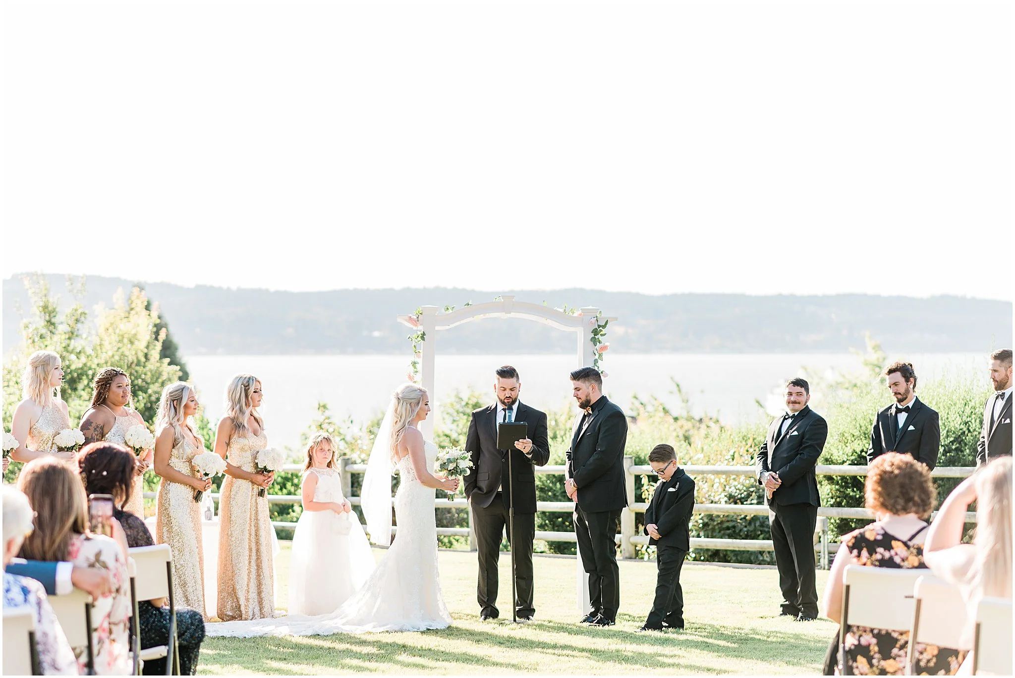 Blush & Gold Wedding | Janet Lin Photography