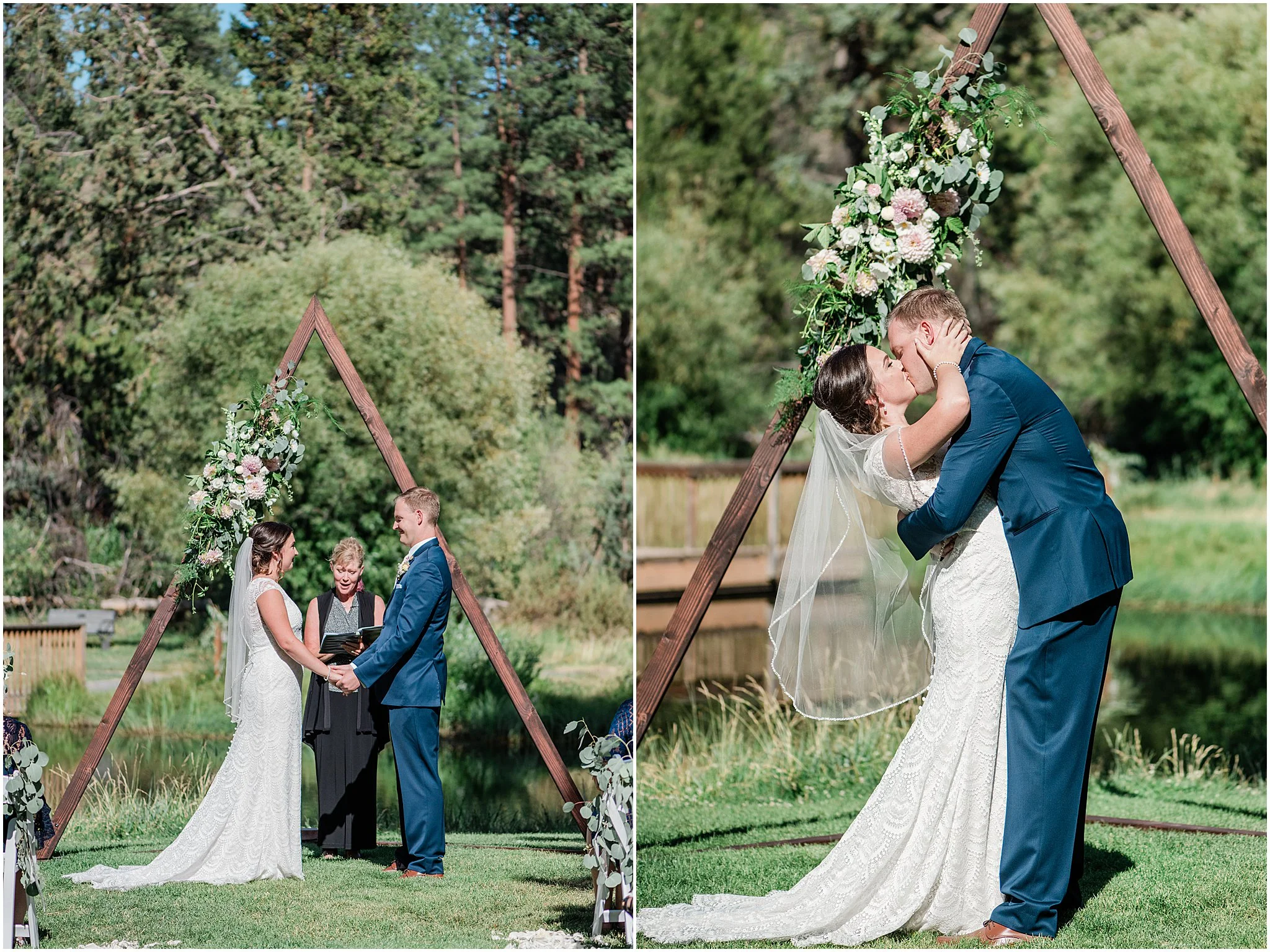 Destination Wedding, Bend Oregon | Janet Lin Photography