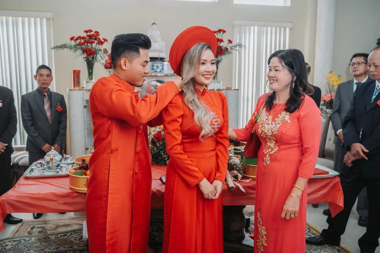Son and My Vietnamese wedding at Milander Center, Hialeah, photo 6