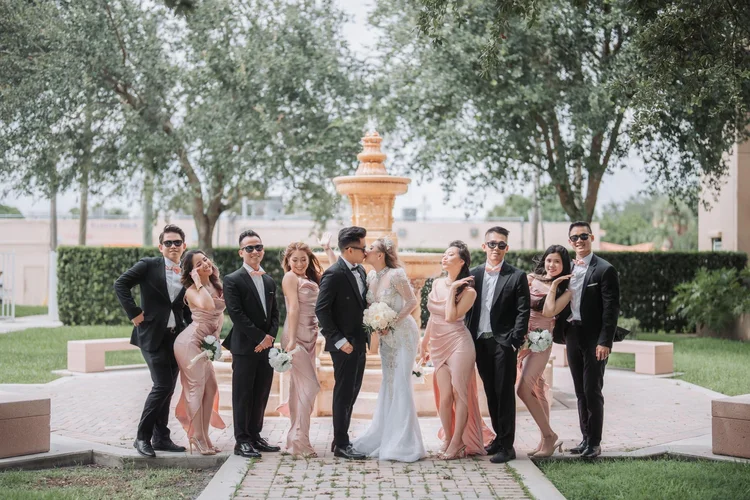 Son and My Vietnamese wedding at Milander Center, Hialeah, photo 28