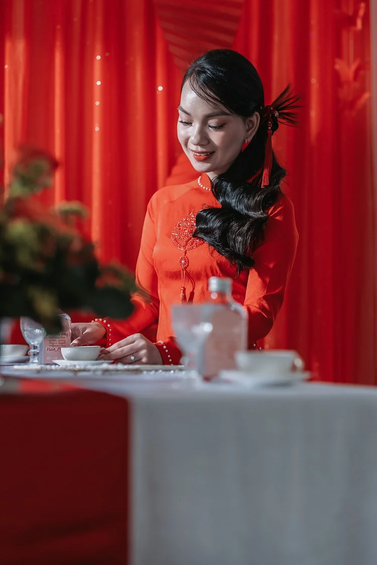 Du and Hao Vietnamese engagement ceremony, Lễ Đính Hôn, photo 3