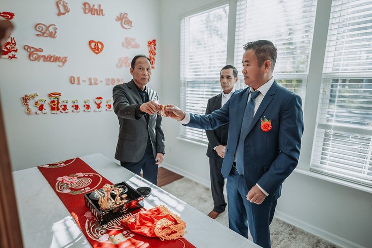 Du and Hao Vietnamese engagement ceremony, Lễ Đính Hôn, photo 10