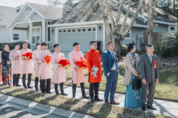 Du and Hao Vietnamese engagement ceremony, Lễ Đính Hôn, photo 11